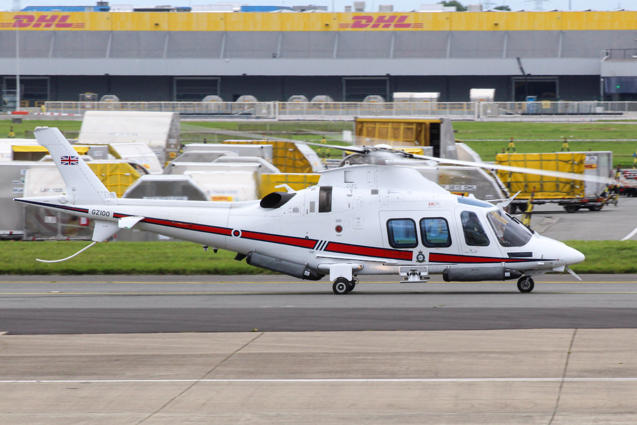 Full size: Royal Air Force  Augusta Westland 109 GZ100 at Brussels Airport