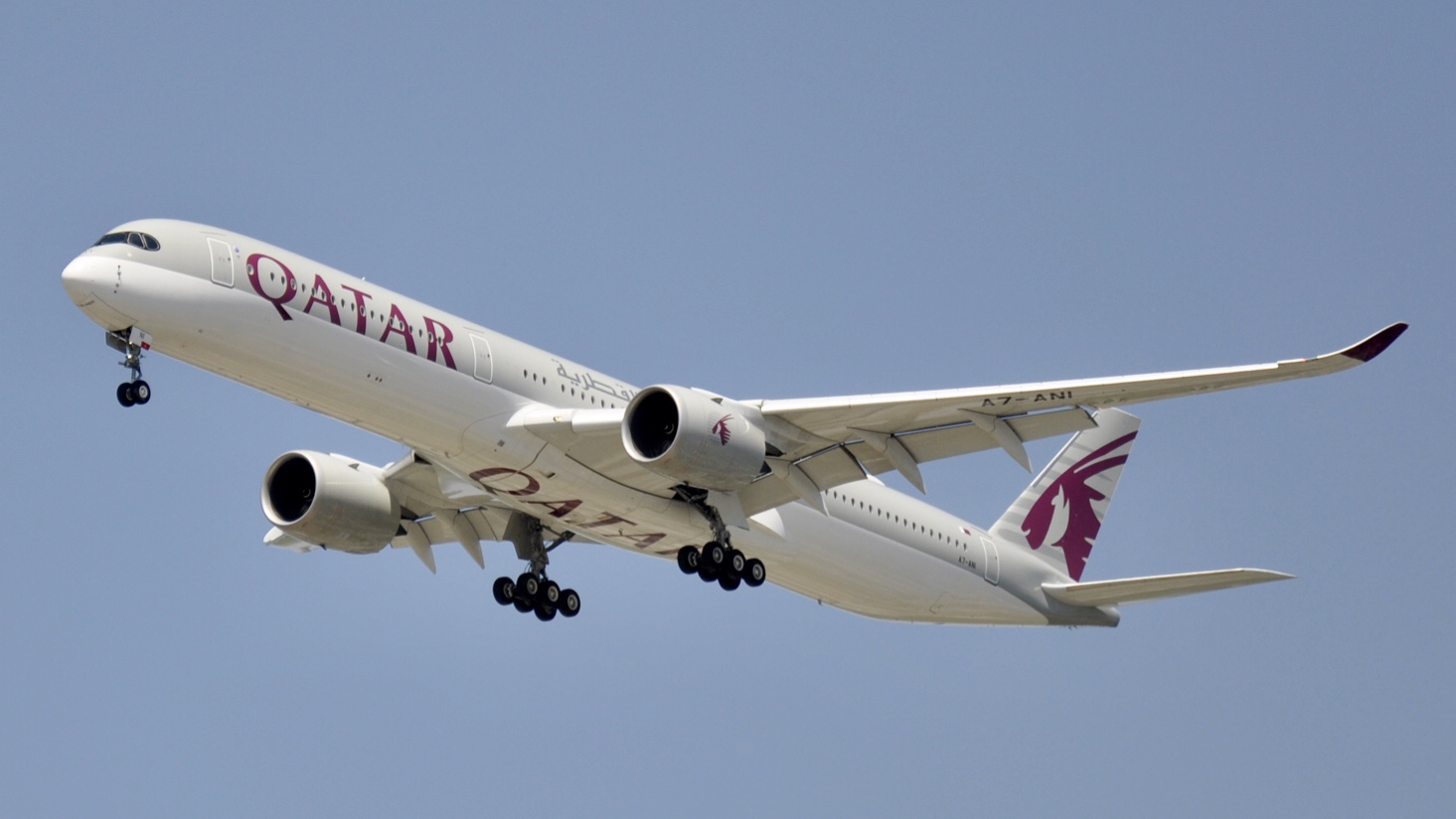 Full size: Qatar Airways Airbus A350-1000 A7-ANI at Chicago O'Hare International Airport