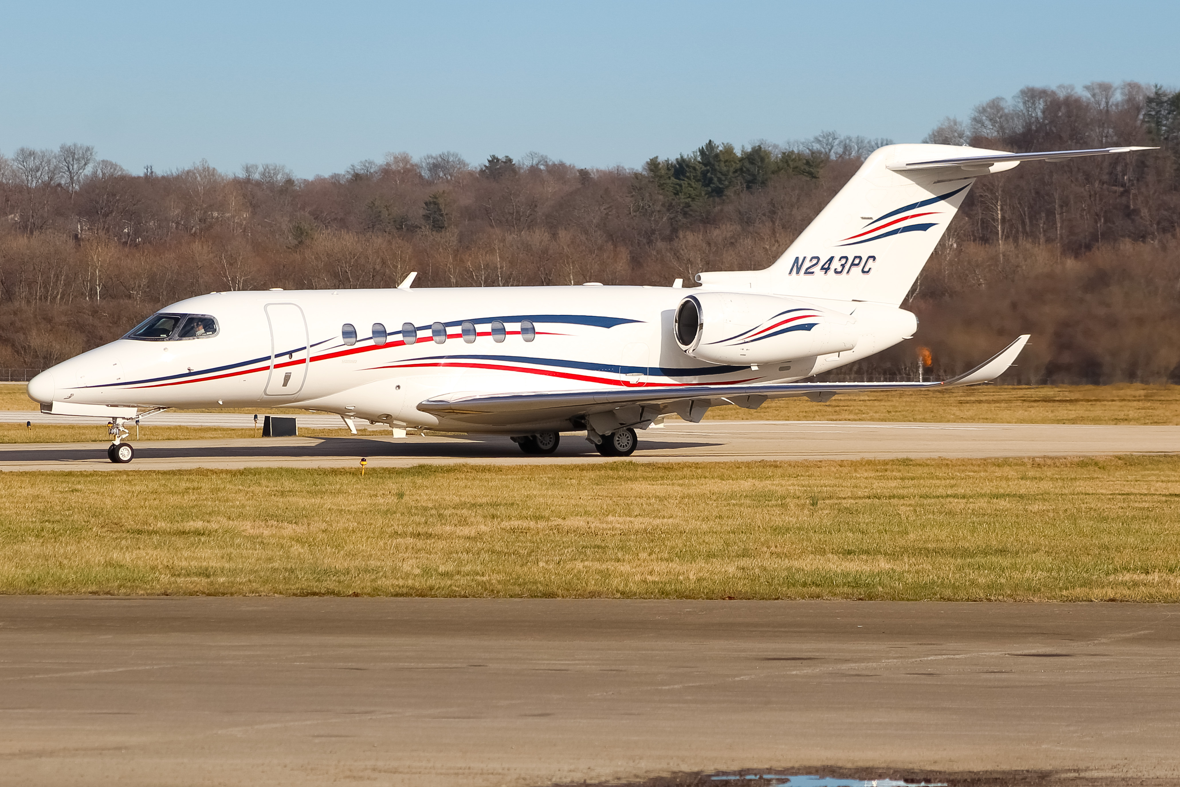 Full size: PRIVATE  Cessna Citation 700 N243PC at Cincinnati Municipal Airport/Lunken Field