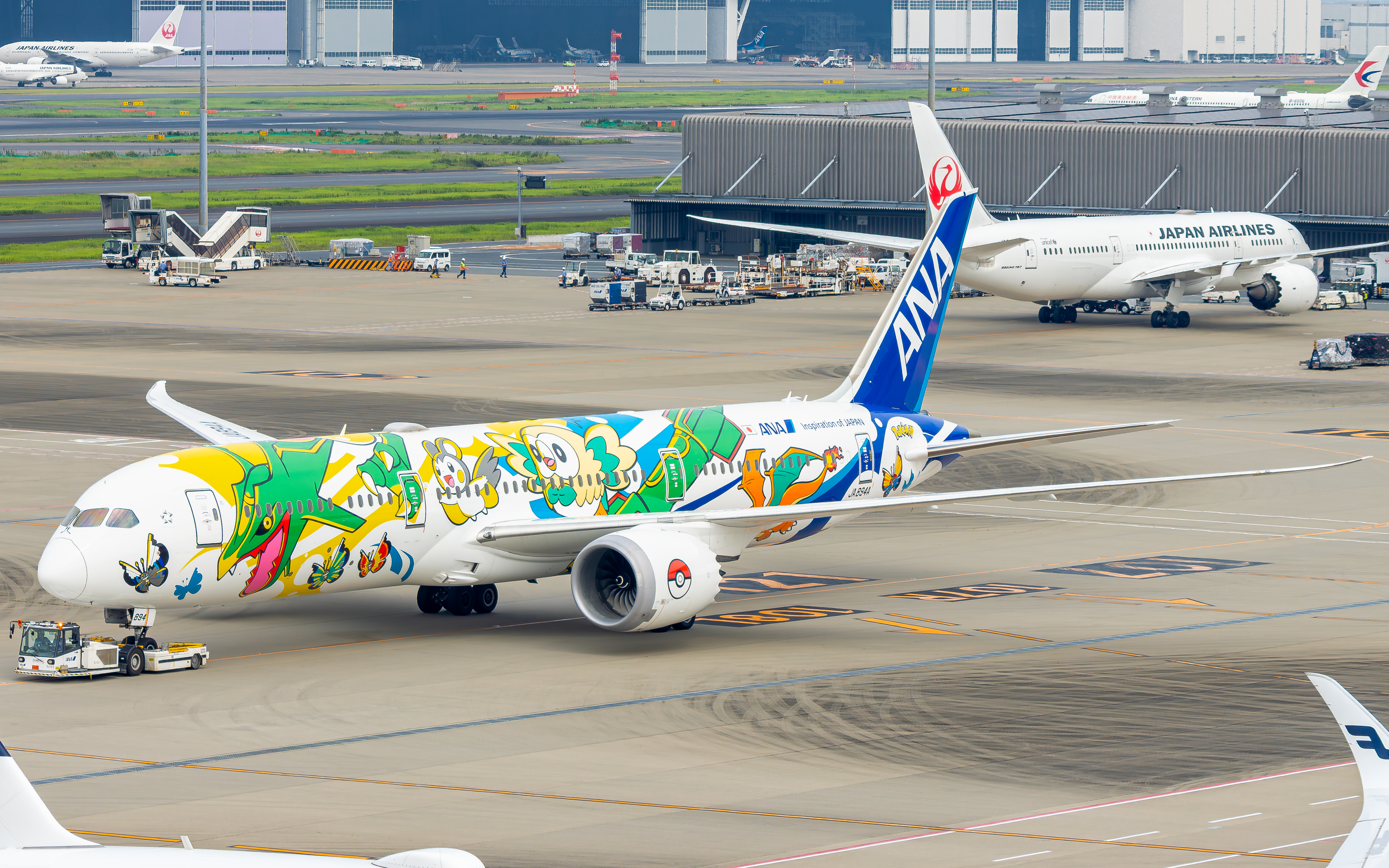 Full size: All Nippon Airways Boeing 787-9 JA894A at Tokyo-Haneda Airport