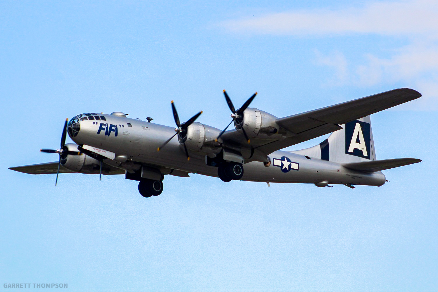 Full size: Commemorative Air Force Boeing B-29 SuperFortress NX529B at Fort Worth Meacham International Airport