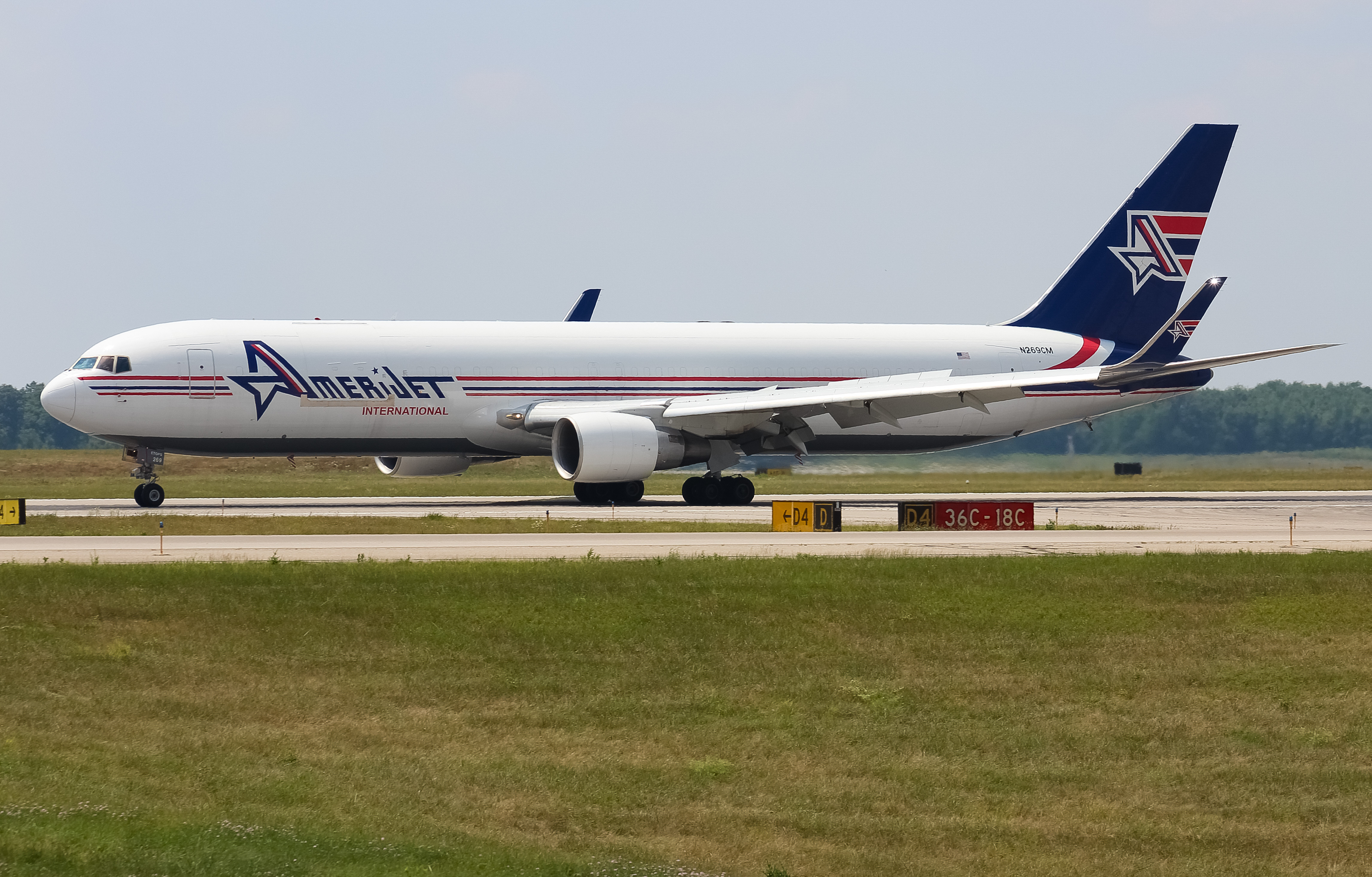 Full size: Amerijet Boeing 767-300F N269CM at Cincinnati/Northern Kentucky International Airport