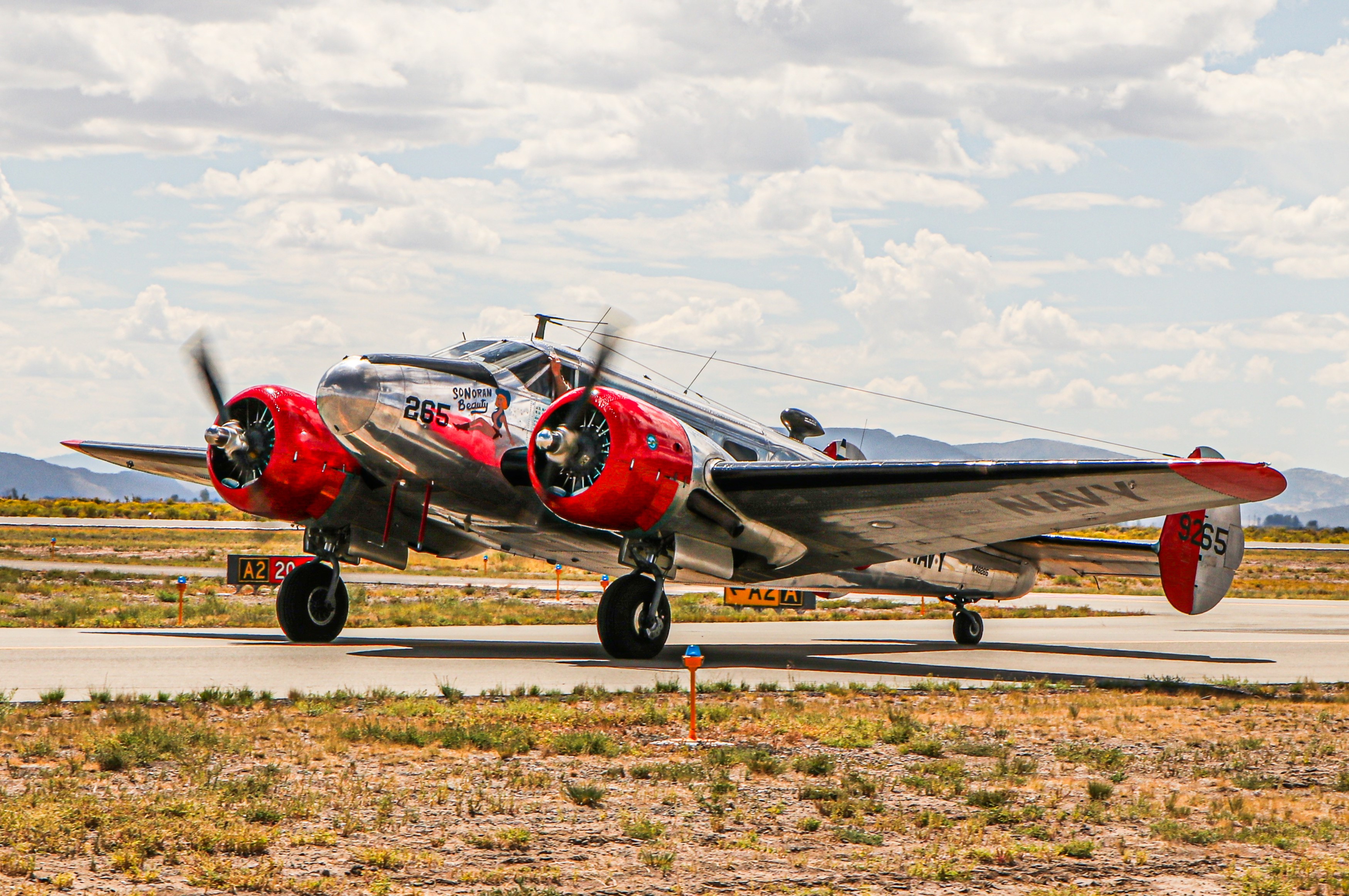 Full size: Commemorative Air Force Beech UC-45J N49265 at Alamosa San Luis Valley Regional Airport