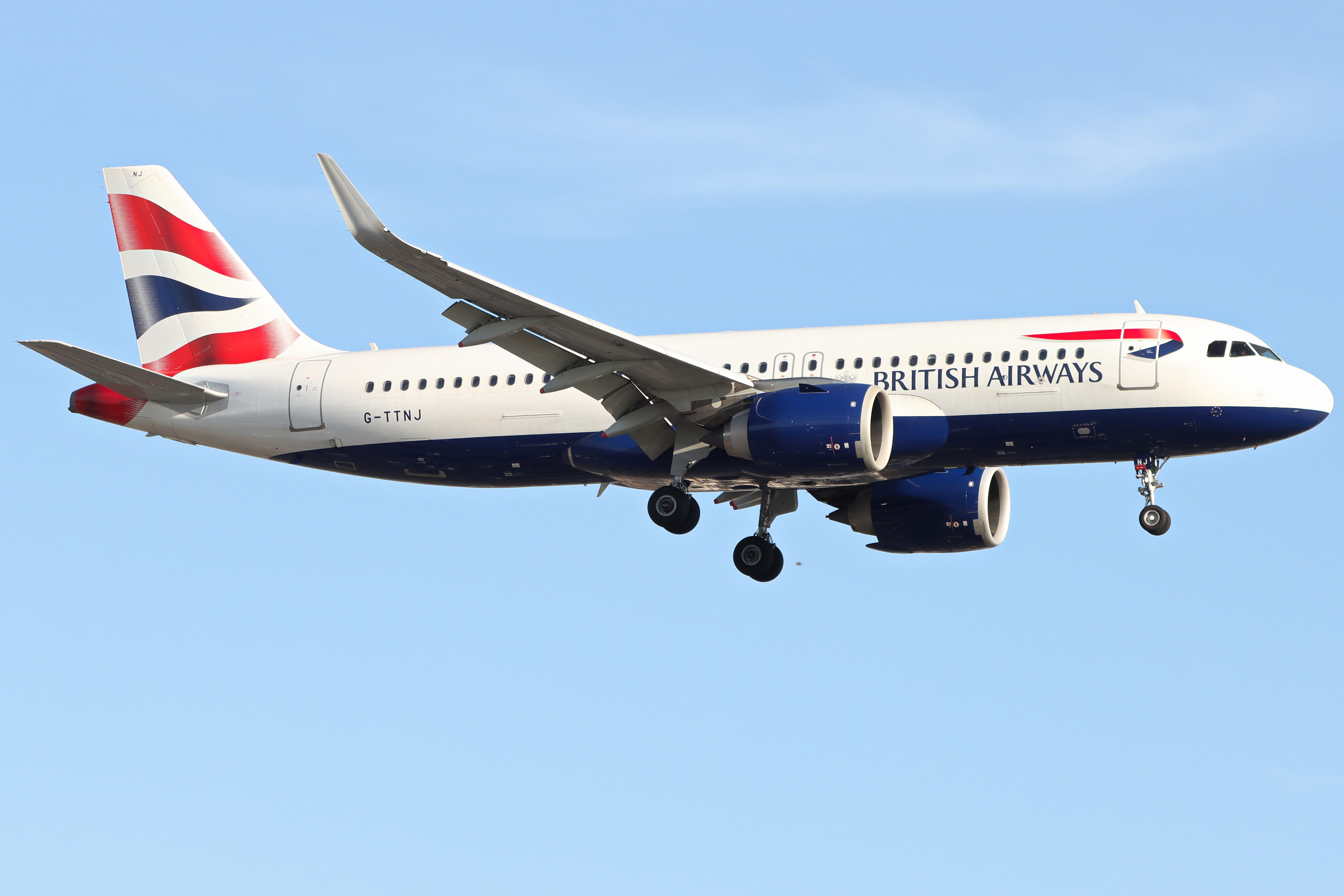 Full size: British Airways Airbus A320NEO G-TTNJ at London Heathrow International Airport