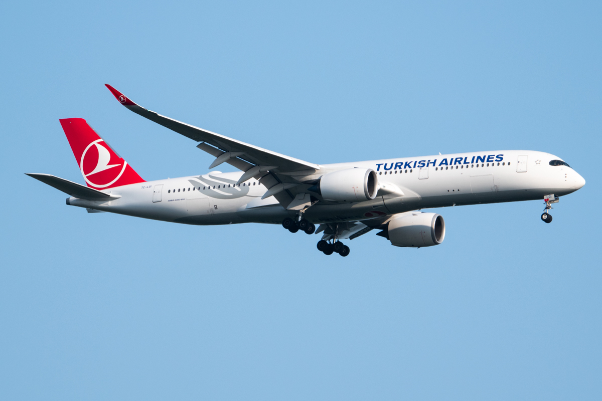 Full size: Turkish Airlines Airbus A350-900 TC-LGI at Berlin Brandenburg Airport