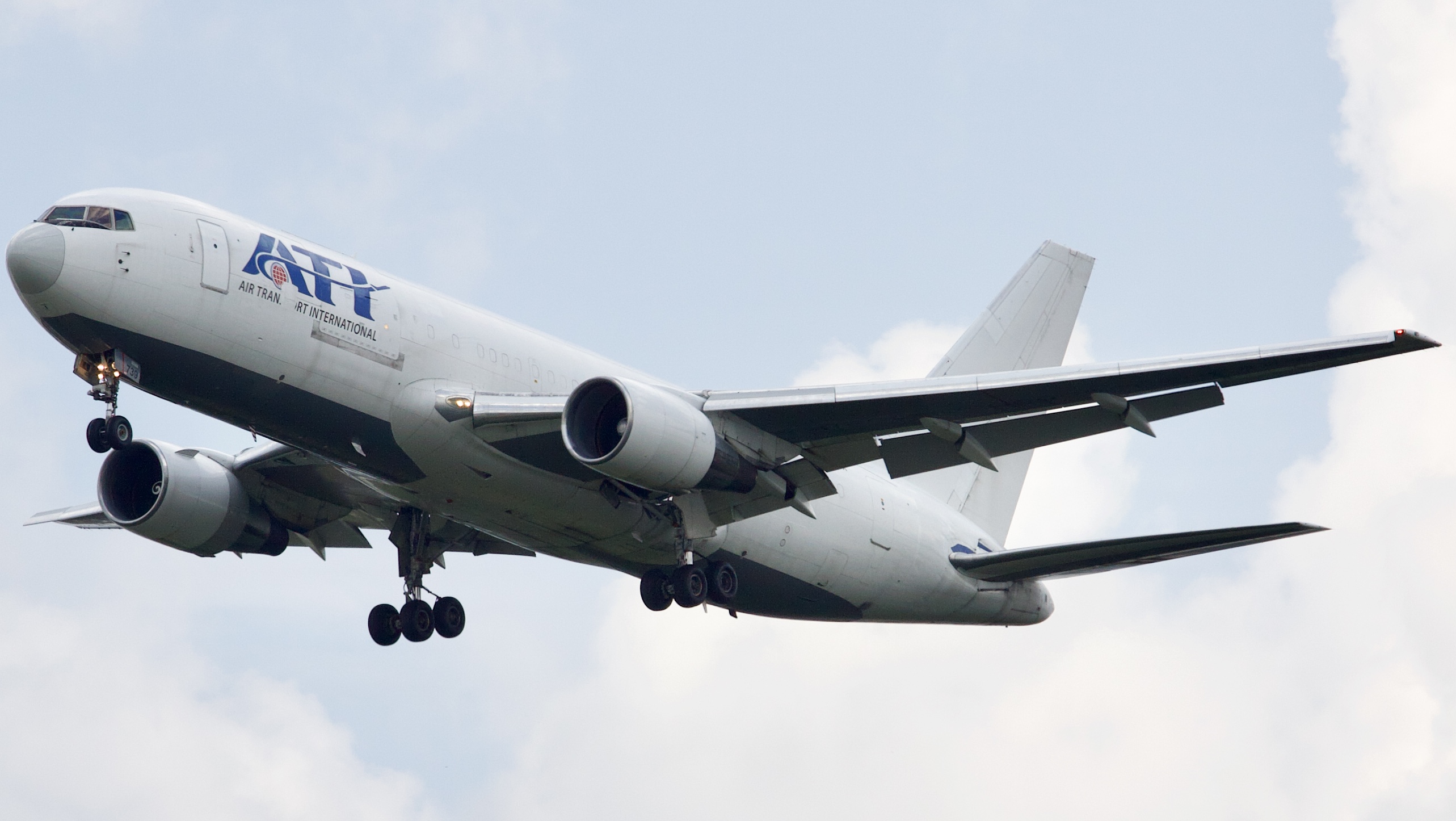 Full size: Air Transport International Boeing 767-200F N739AX at Houston-George Bush Intercontinental Airport