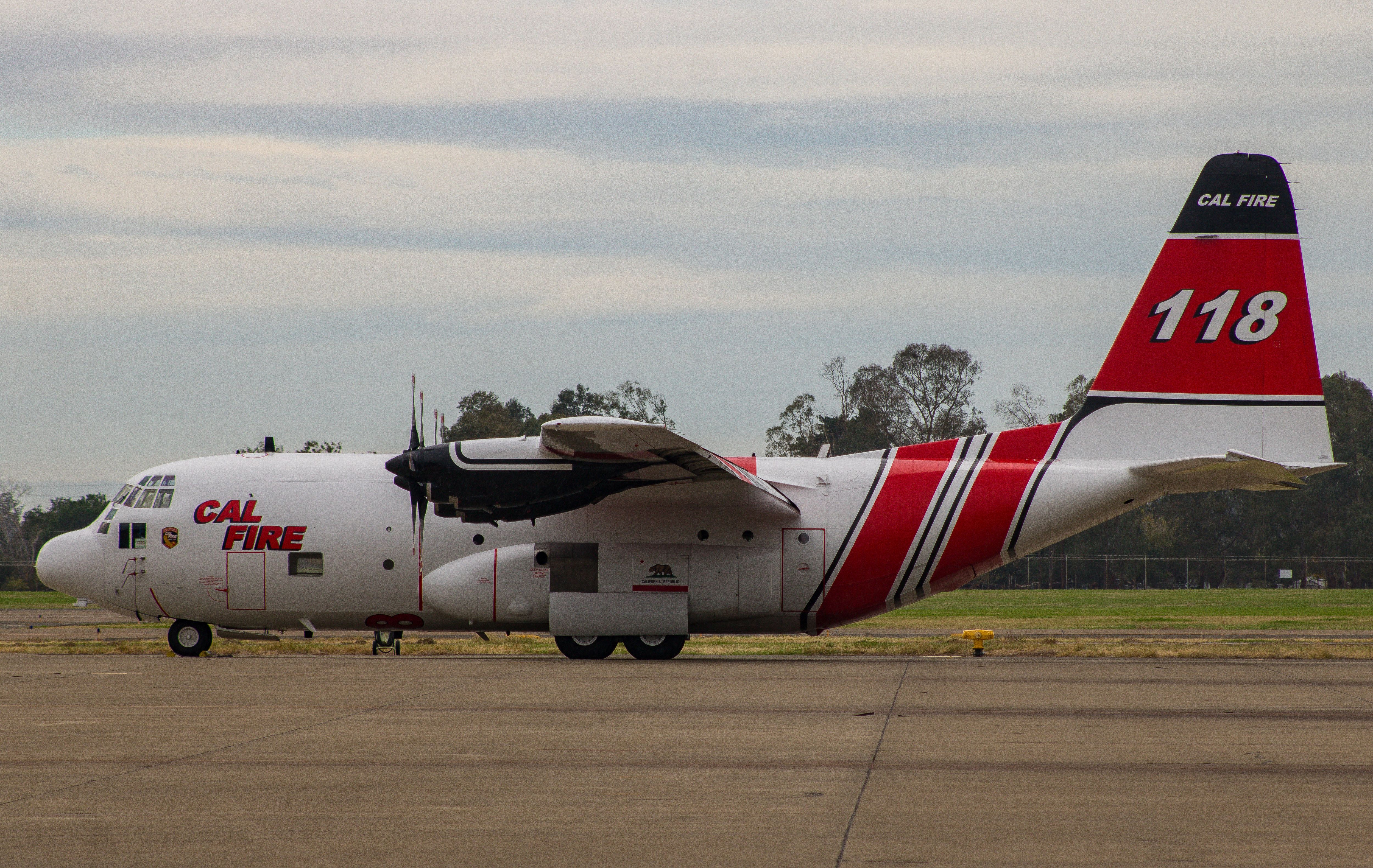 Full size: Cal Fire Lockheed HC-130H 1721 at Mc Clellan Airfield