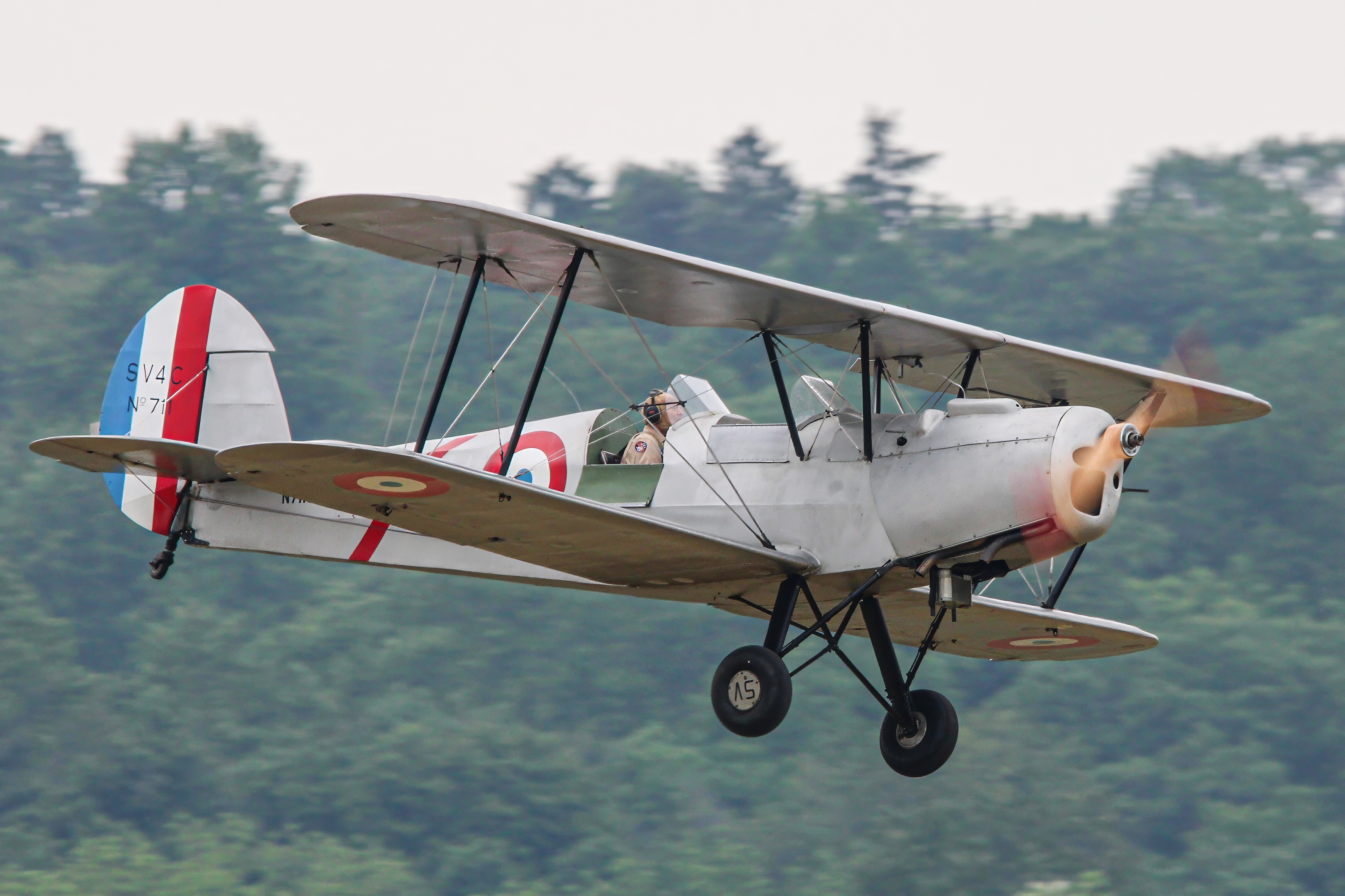 Full size: PRIVATE Stampe SV-2CP N711SV at Reading Regional Airport/Carl A Spaatz Field