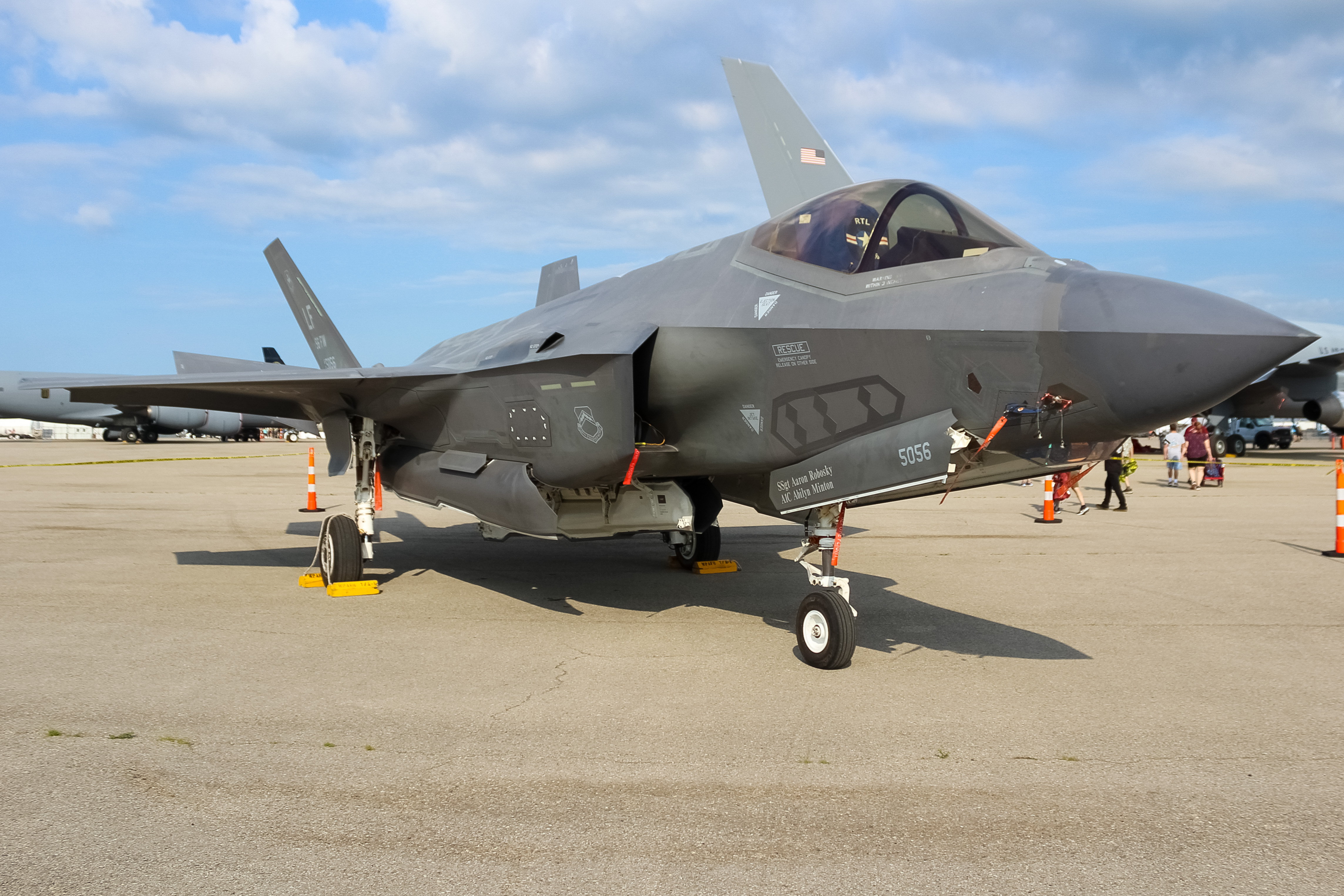 Full size: USAF - United States Air Force Lockheed Martin F-35 Lightning 12-5056 at James M Cox Dayton International Airport