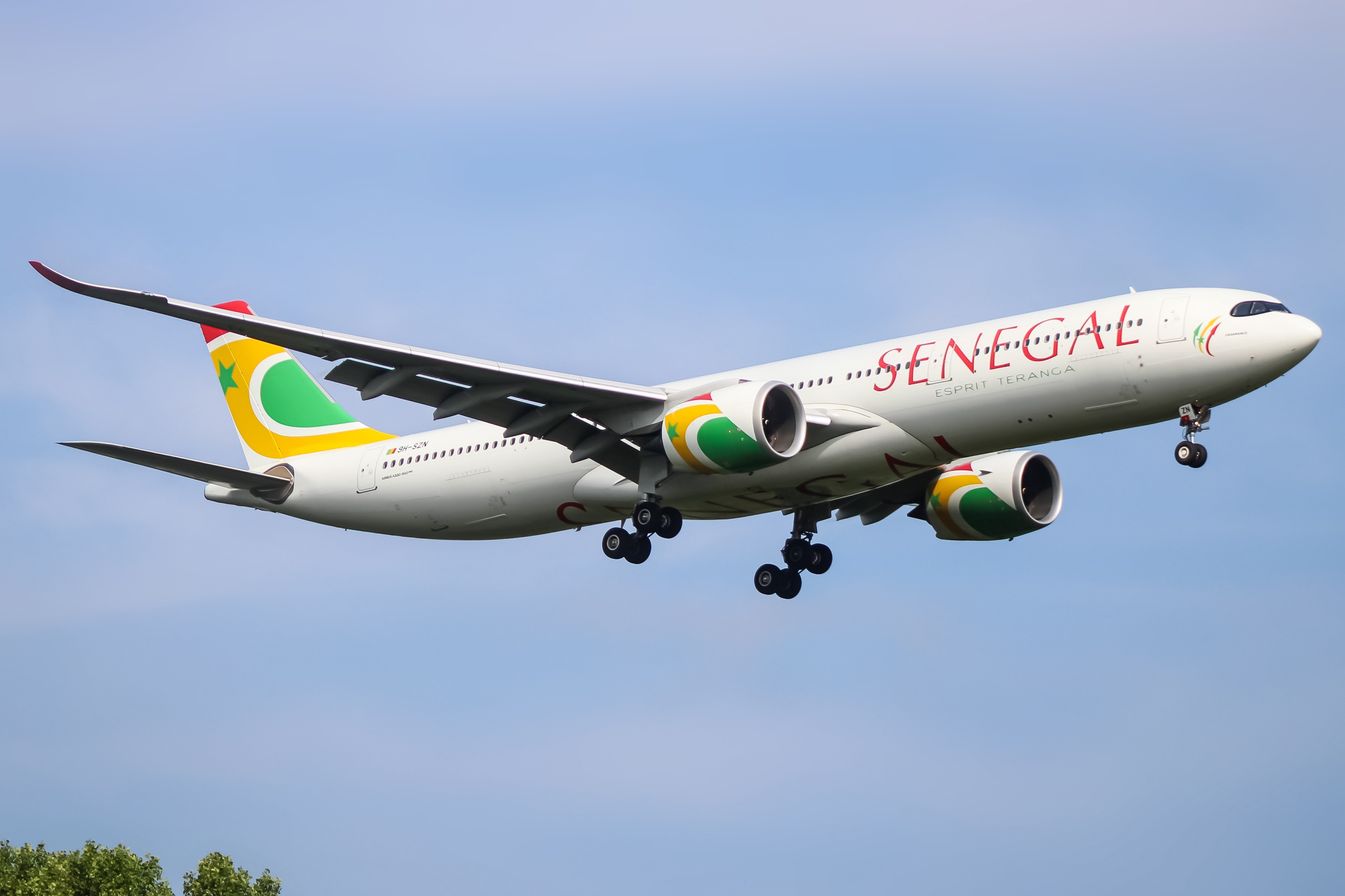 Full size: Air Senegal Airbus A330-900 9H-SZN at Baltimore/Washington International Thurgood Marshall Airport
