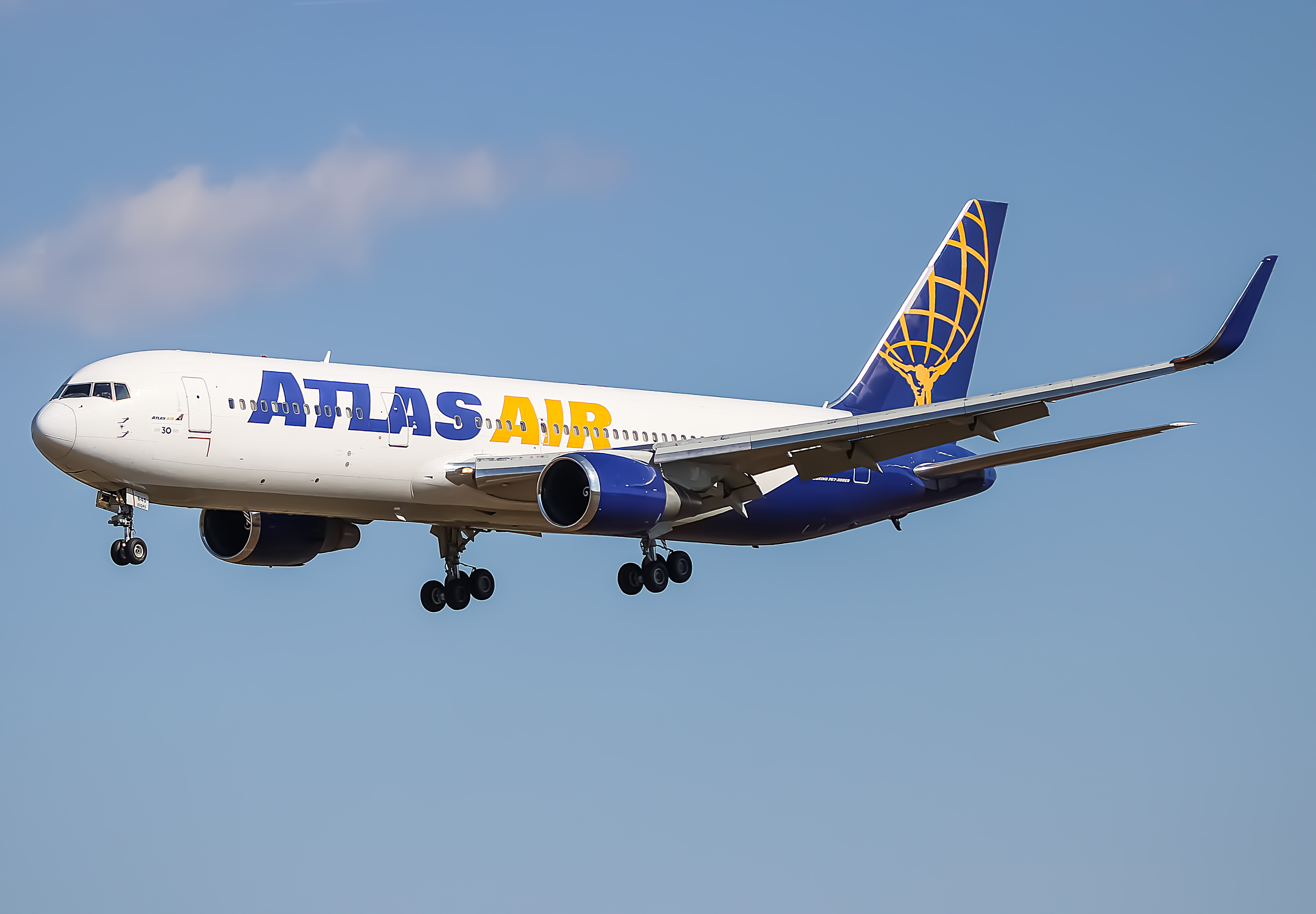Full size: Atlas Air Boeing 767-300ER N645GT at Baltimore/Washington International Thurgood Marshall Airport