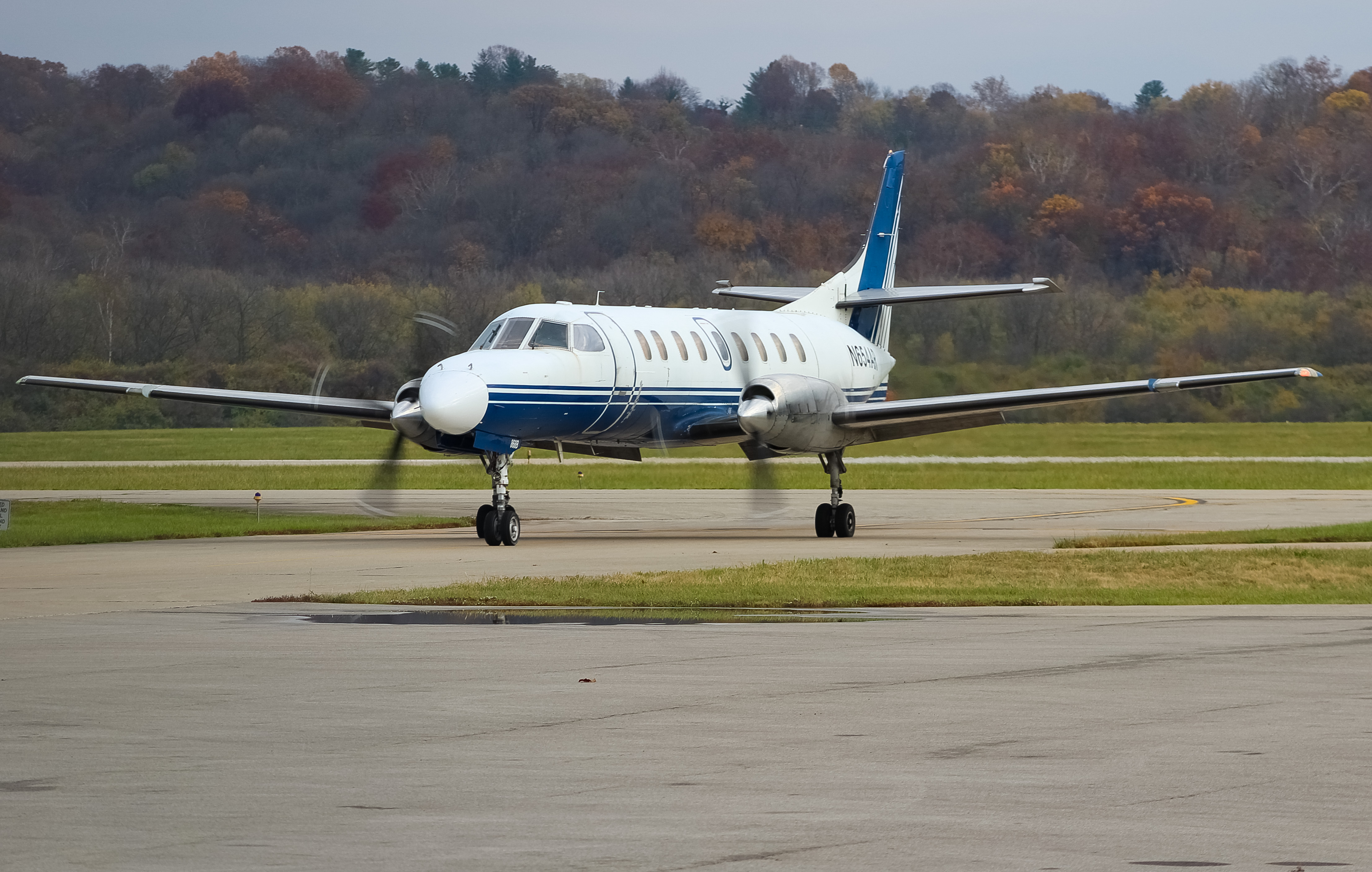 Full size: McNeely Charter Services Fairchild C-26 Metroliner N654AR at Cincinnati Municipal Airport/Lunken Field