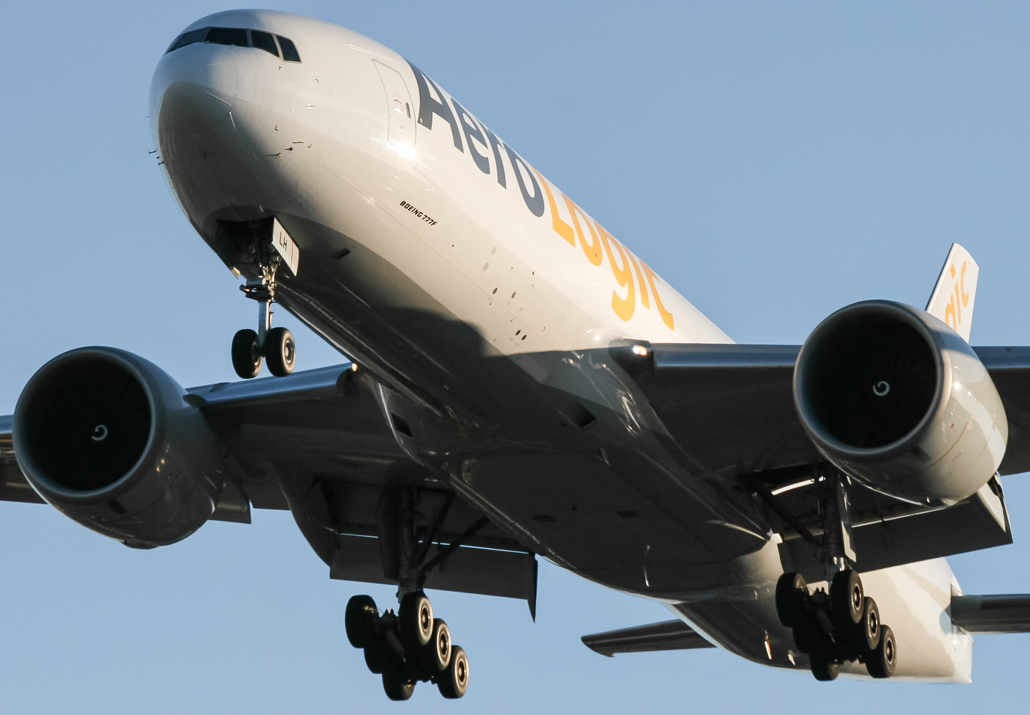 Full size: Aerologic Cargo Boeing 777-F D-AALH at Lester B Pearson International Airport