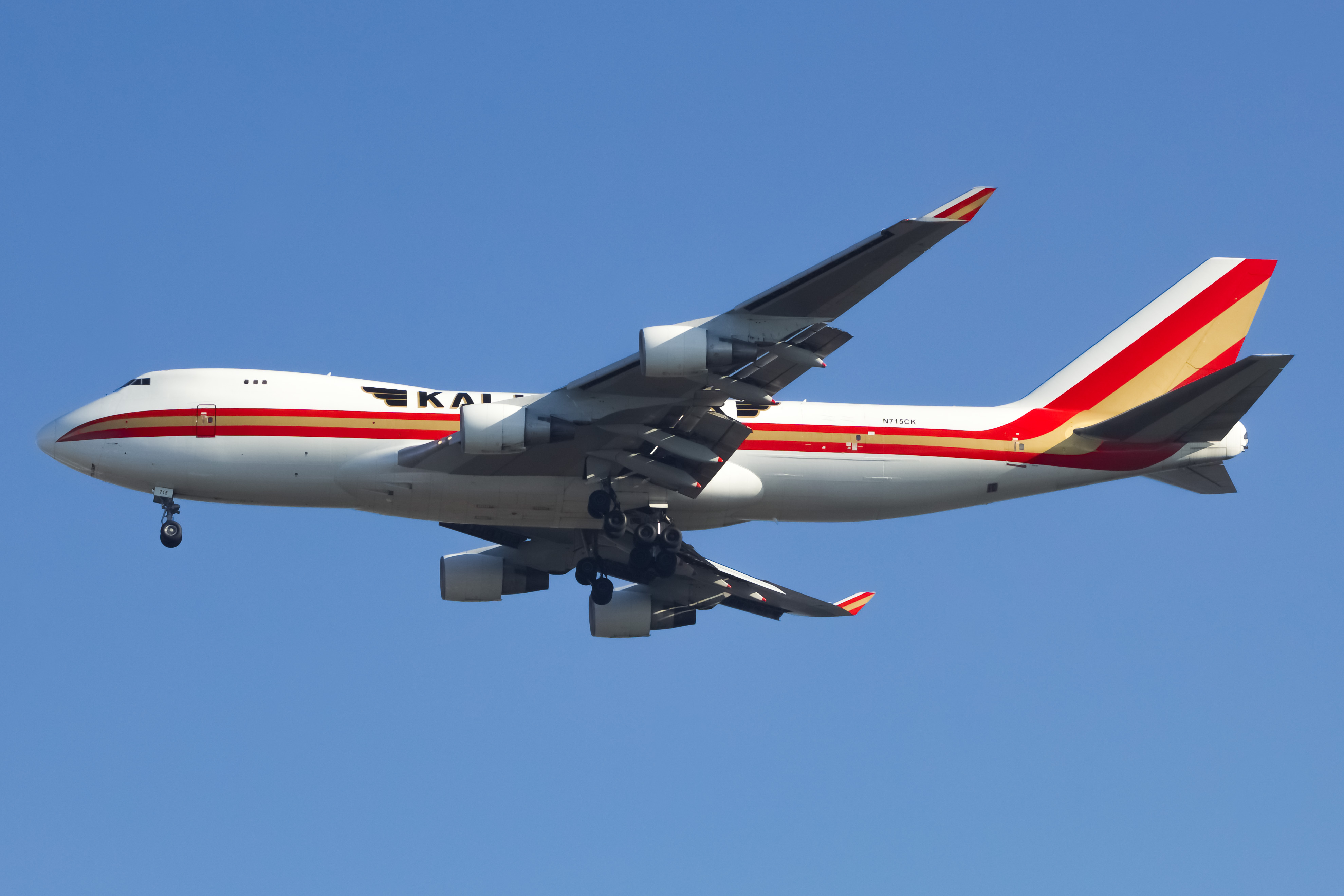 Full size: Kalitta Air Boeing 747-400F N715CK at John F. Kennedy International Airport