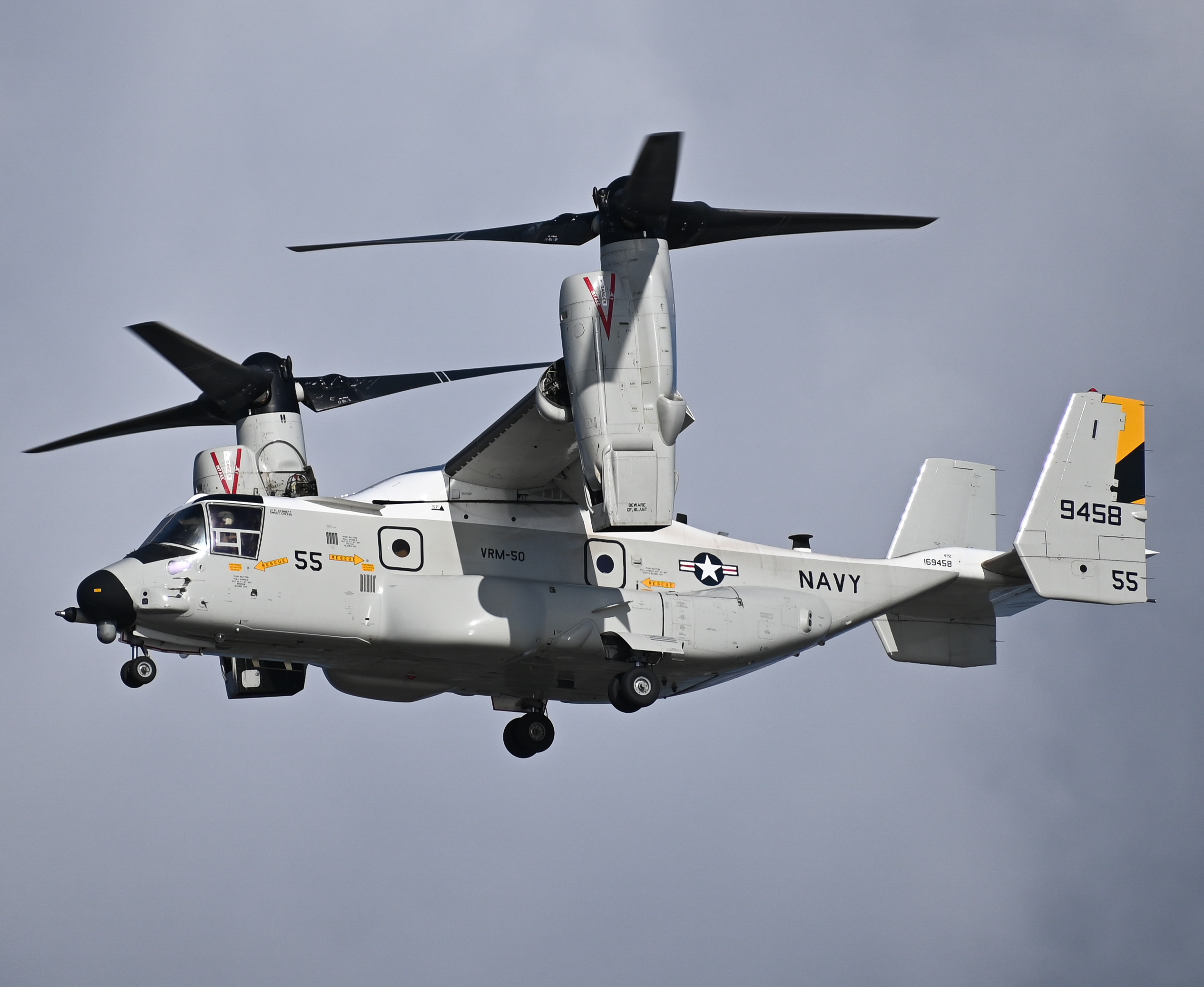 Full size: USN - United States Navy Bell Boeing CMV-22 Osprey 169458 at North Island NAS