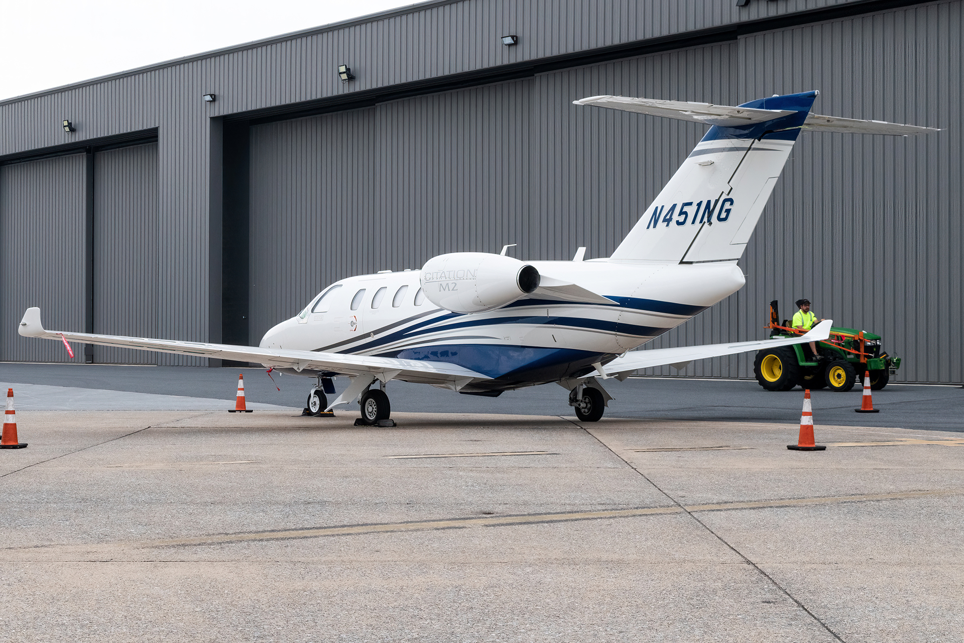 Full size: PRIVATE Cessna 525 Citation M2 N451NG at Harrisburg International Airport