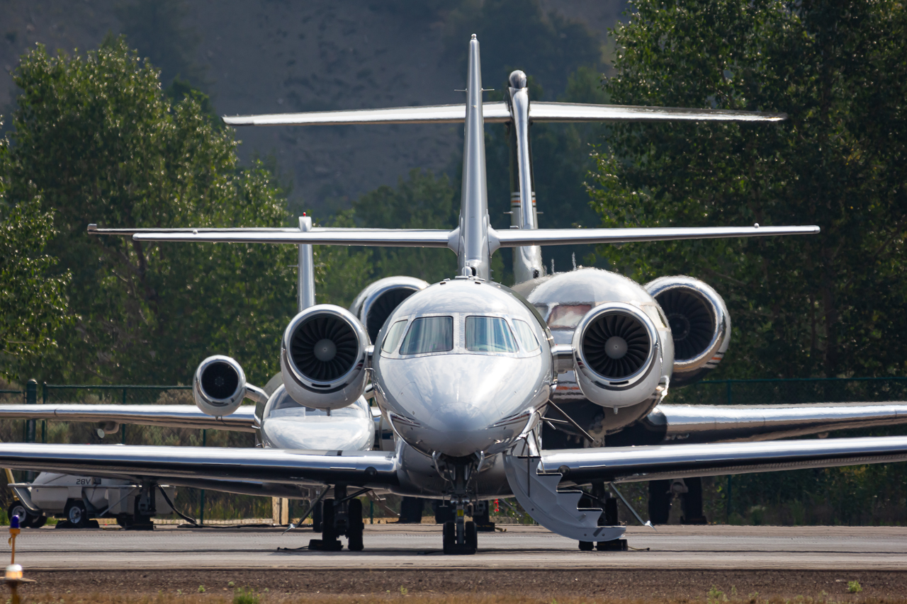 Full size: NetJets Cessna Citation Latitude N675QS at Aspen-Pitkin County Airport/Sardy Field