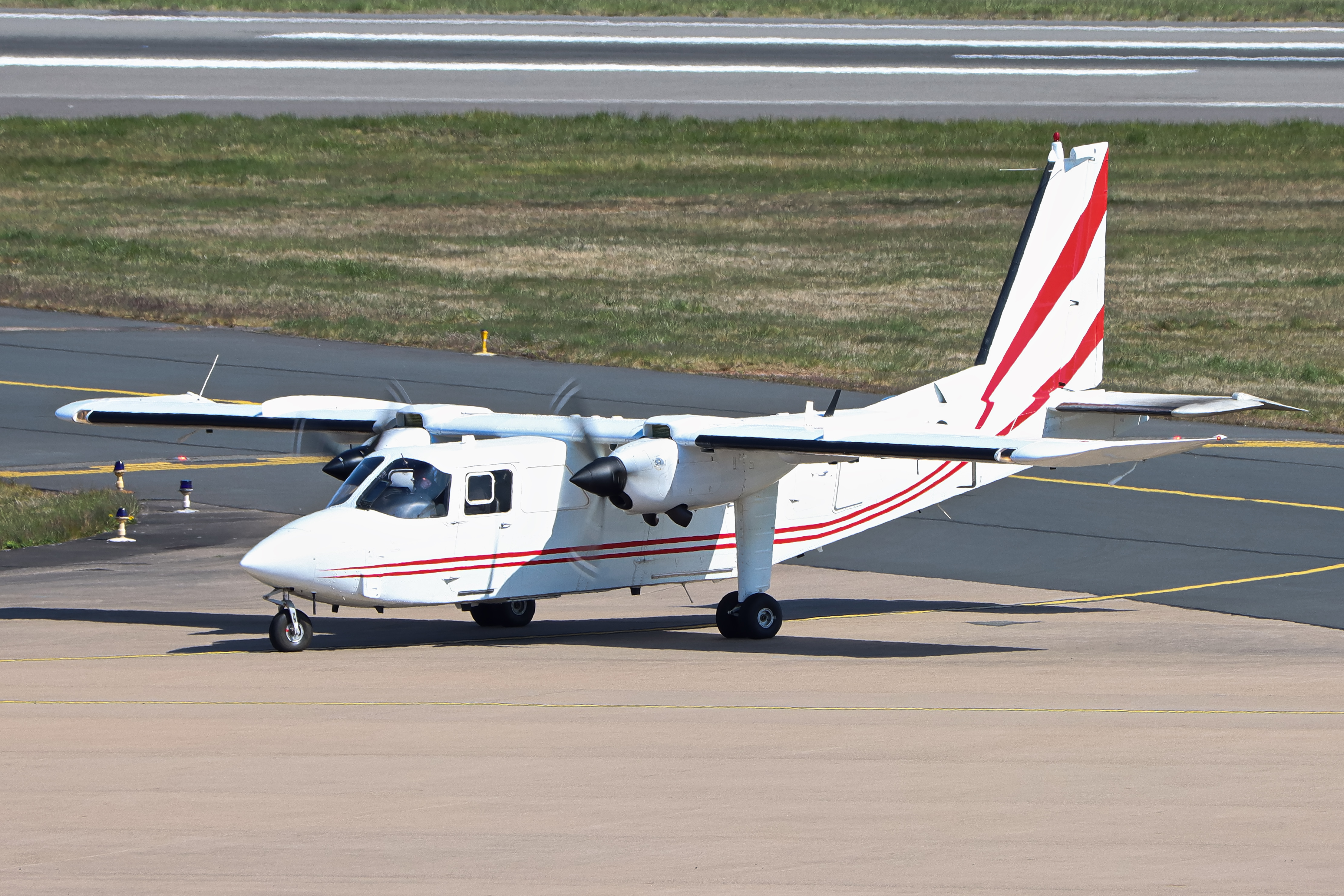 Full size: PRIVATE Britten-Norman BN-2T Turbine Islander G-BJEC at Birmingham Airport