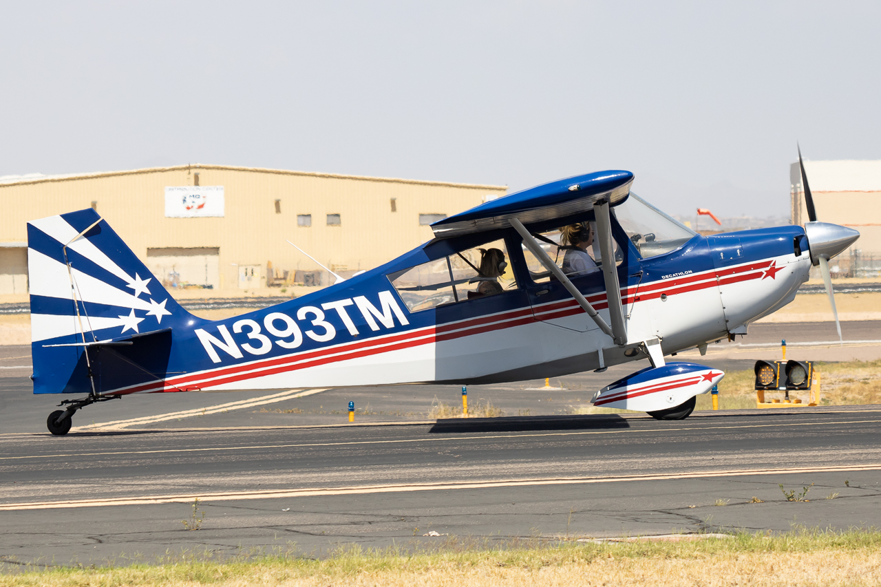 Full size: PRIVATE Bellanca Super Decathlon  N393TM at Falcon Field Airport