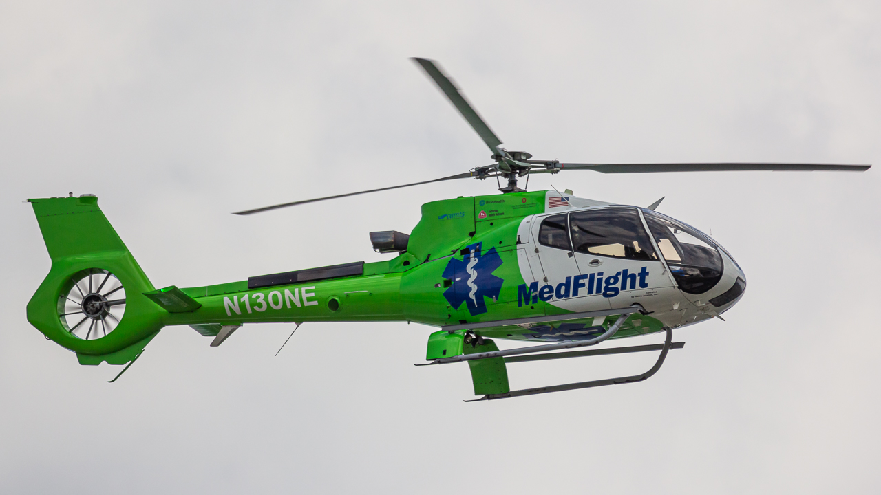 Full size: MedFlight EUROCOPTER EC 130 B4 N130NE at Ohio State University Airport