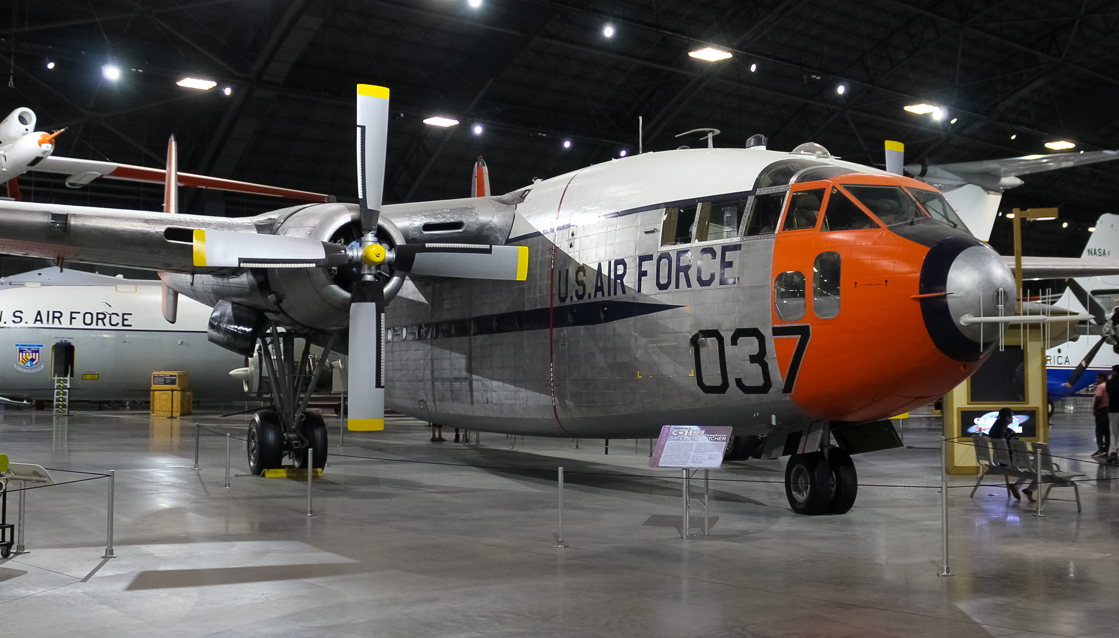Full size: USAF - United States Air Force Fairchild C-119 51-8037 at Wright-Patterson Air Force Base