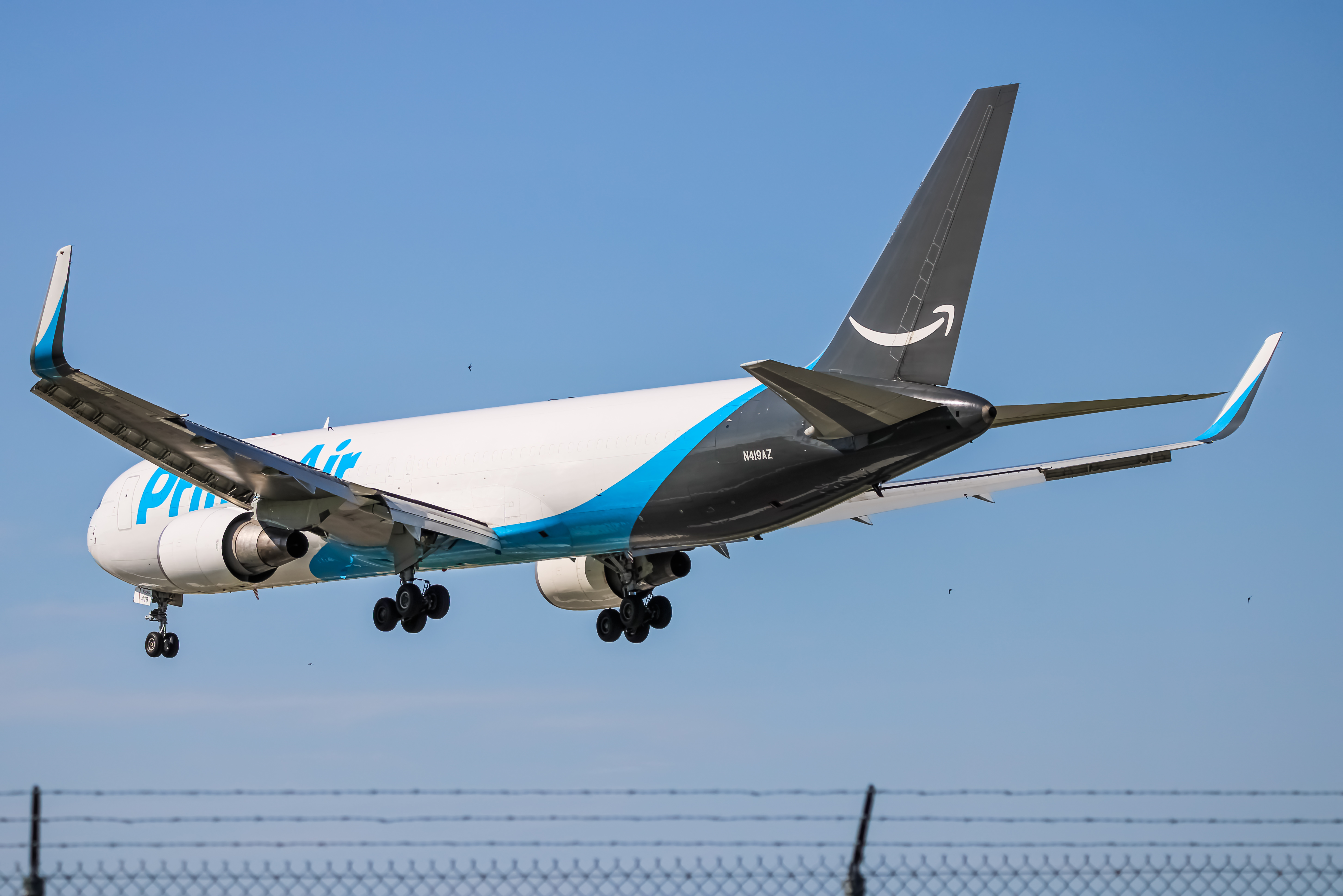 Full size: Amazon Air Boeing 767-300F N419AZ at Baltimore/Washington International Thurgood Marshall Airport