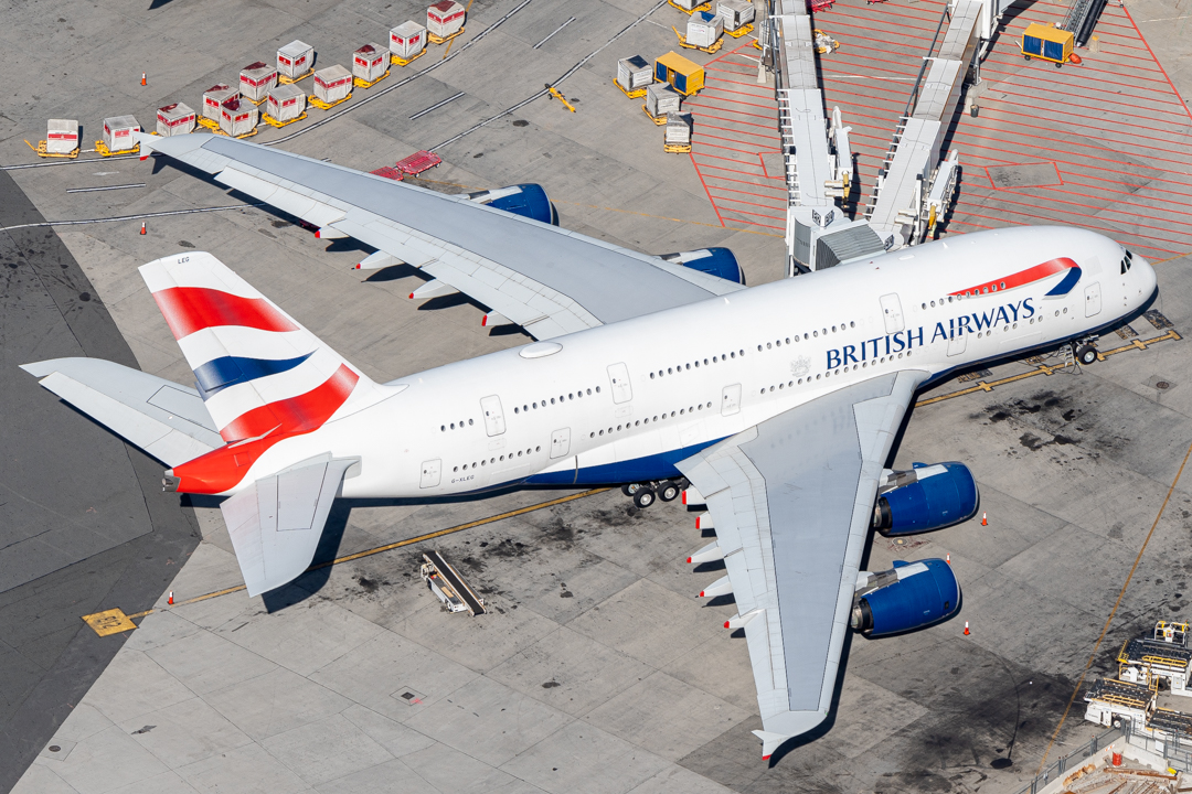 Full size: British Airways Airbus A380-800 G-XLEG at General Edward Lawrence Logan International Airport