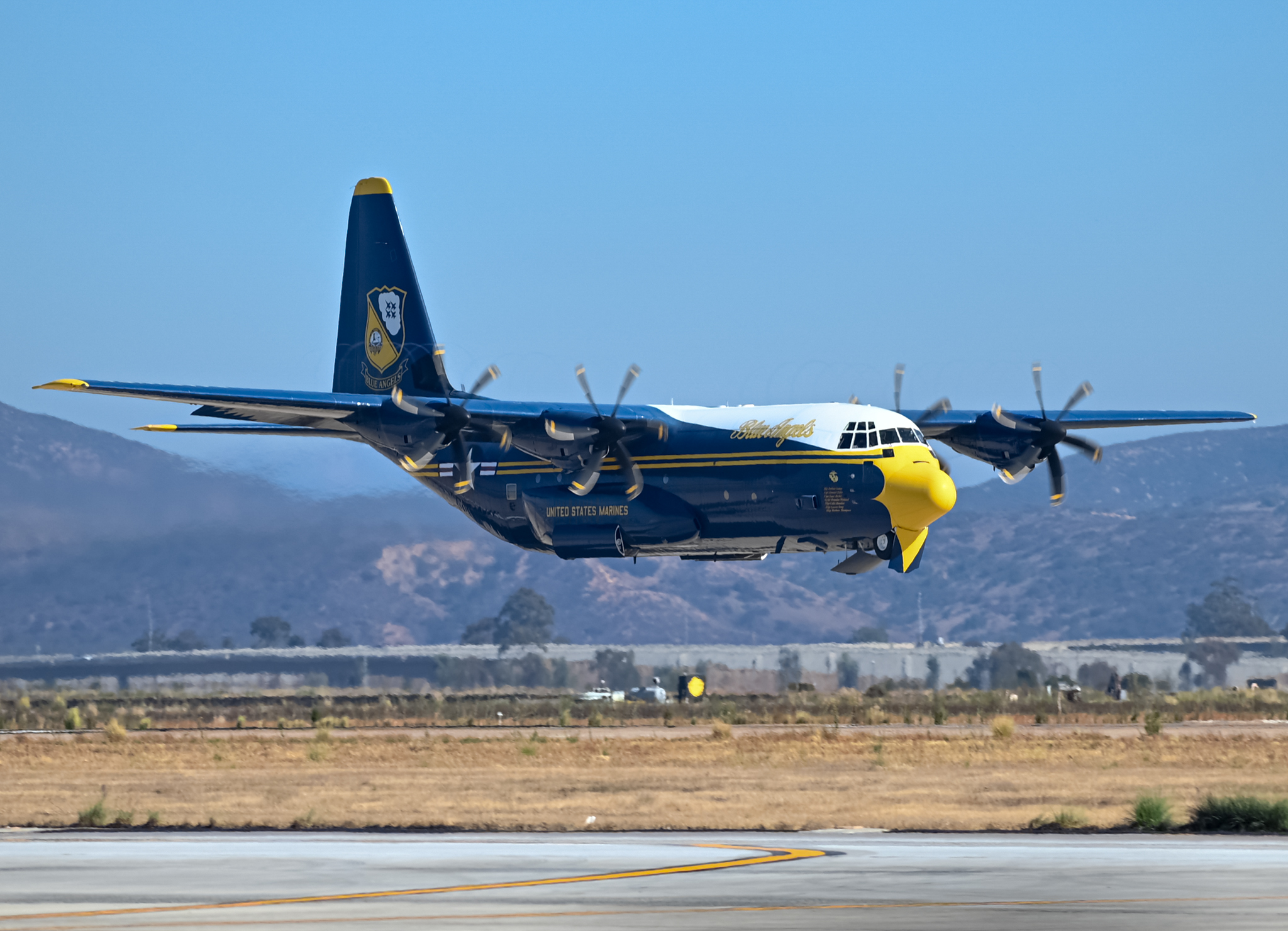 Full size: US Marine Corps Lockheed C-130J Hercules 170000 at Miramar MCAS (Joe Foss Field) Airport