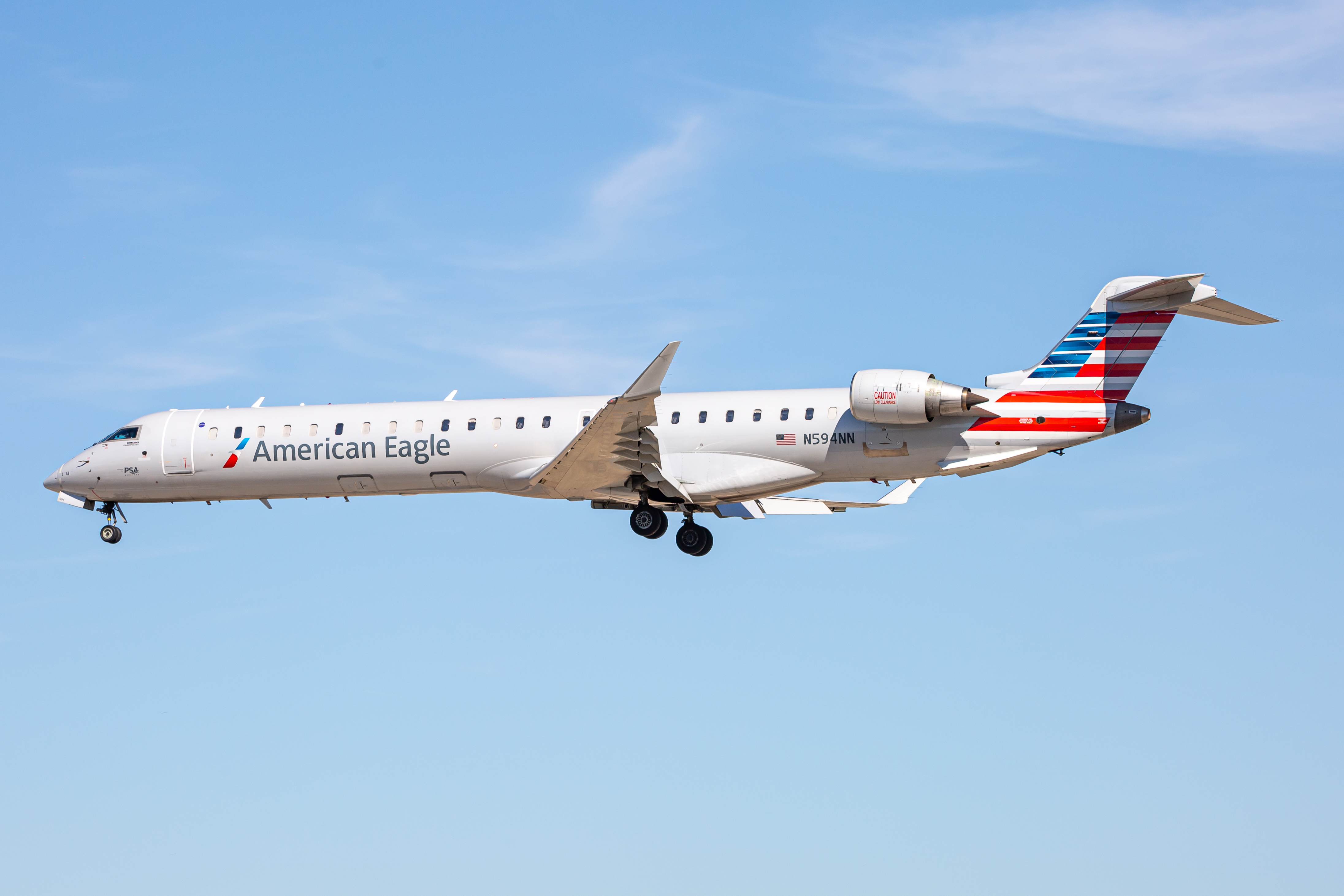 Full size: PSA Airlines Mitsubishi CRJ-900 N594NN at Baltimore/Washington International Thurgood Marshall Airport
