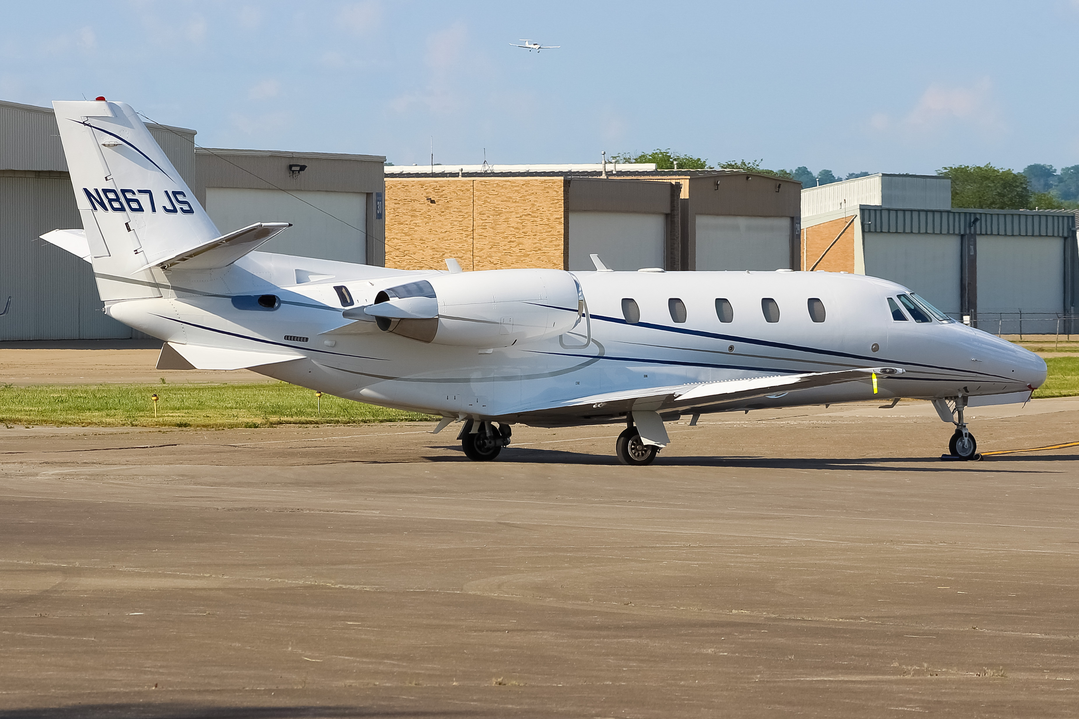 Full size: PRIVATE  Cessna Citation 560XL Excel N867JS at Cincinnati Municipal Airport/Lunken Field