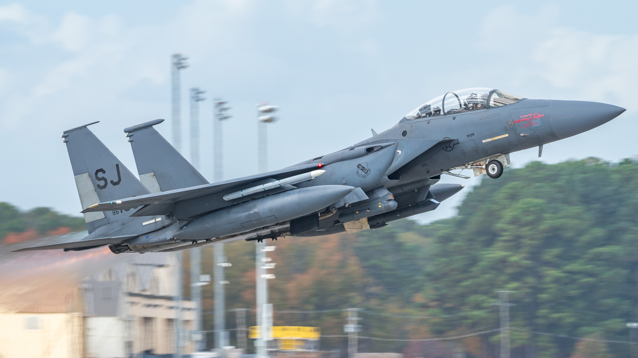 Full size: USAF - United States Air Force McDonnell Douglas F-15 Eagle 86-0186 at Seymour Johnson AFB