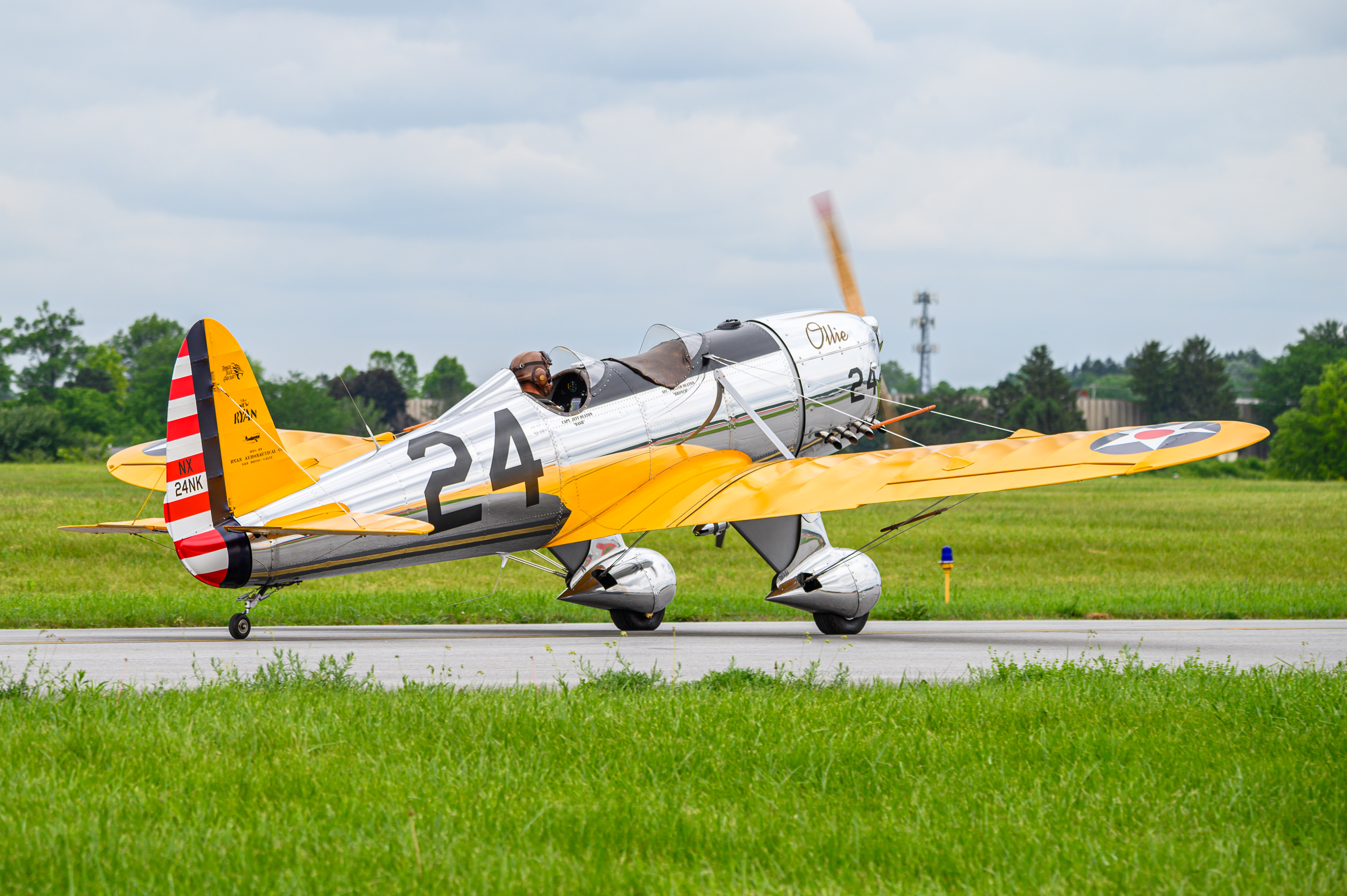 Full size: PRIVATE Ryan ST-L N24NK at Reading Regional Airport/Carl A Spaatz Field