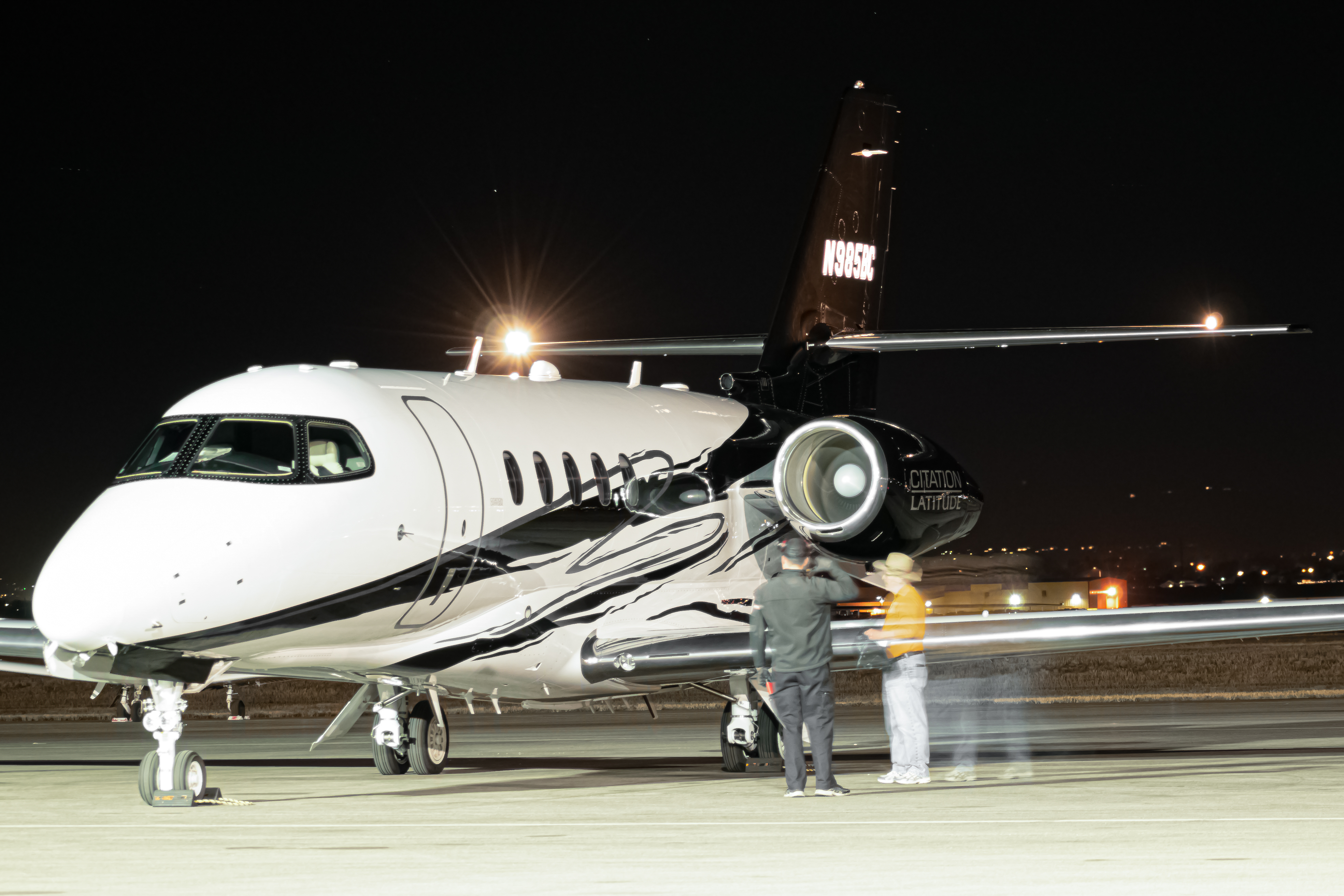 Full size: Textron Aviation Cessna 680A Citation Latitude N985BC at Northern Colorado Regional Airport