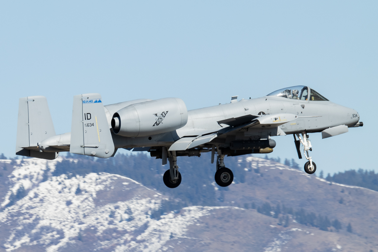 Full size: USAF - United States Air Force Fairchild A-10 Thunderbolt 78-0634 at Boise Air Terminal/Gowen Field