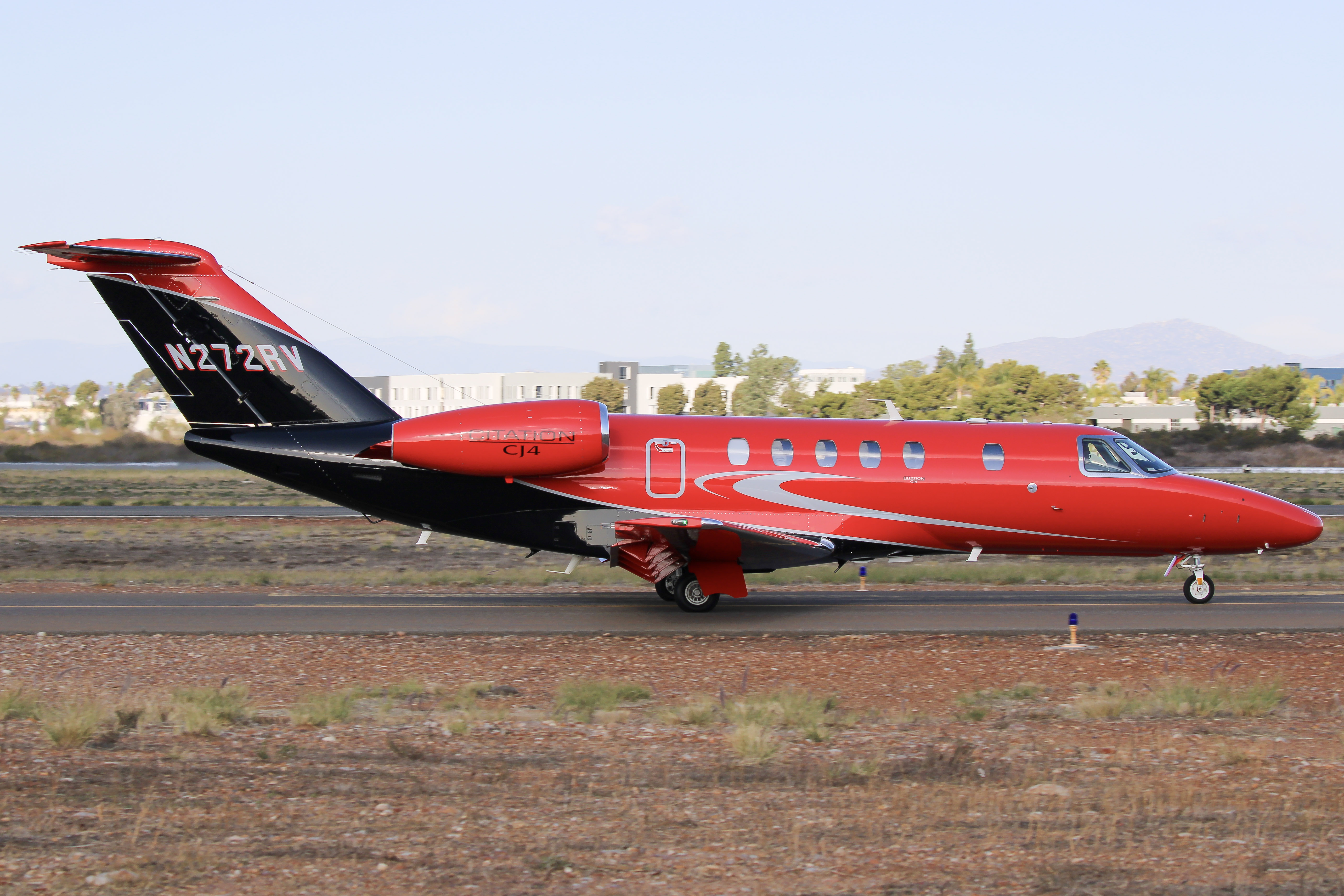 Full size: La Mesa RV Cessna Citation CJ4 N272RV at Montgomery-Gibbs Executive Airport