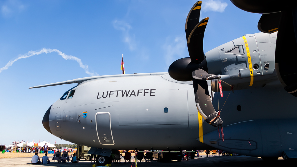 Full size: Luftwaffe  Airbus A400M 54+06 at Robins Air Force Base