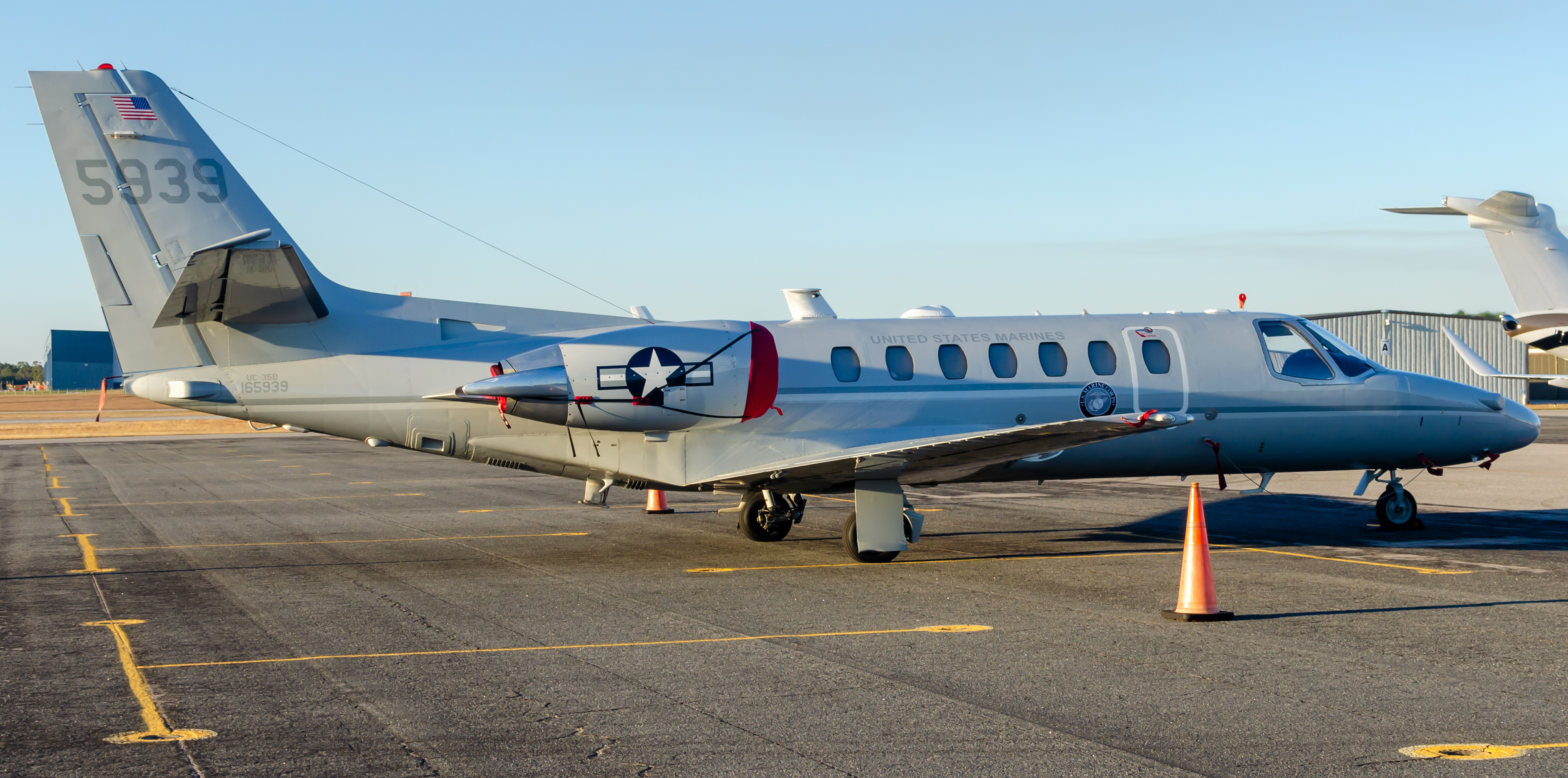 Full size: USMC - United States Marine Corp Cessna 560 Citation Encore 165939 at Pensacola International Airport