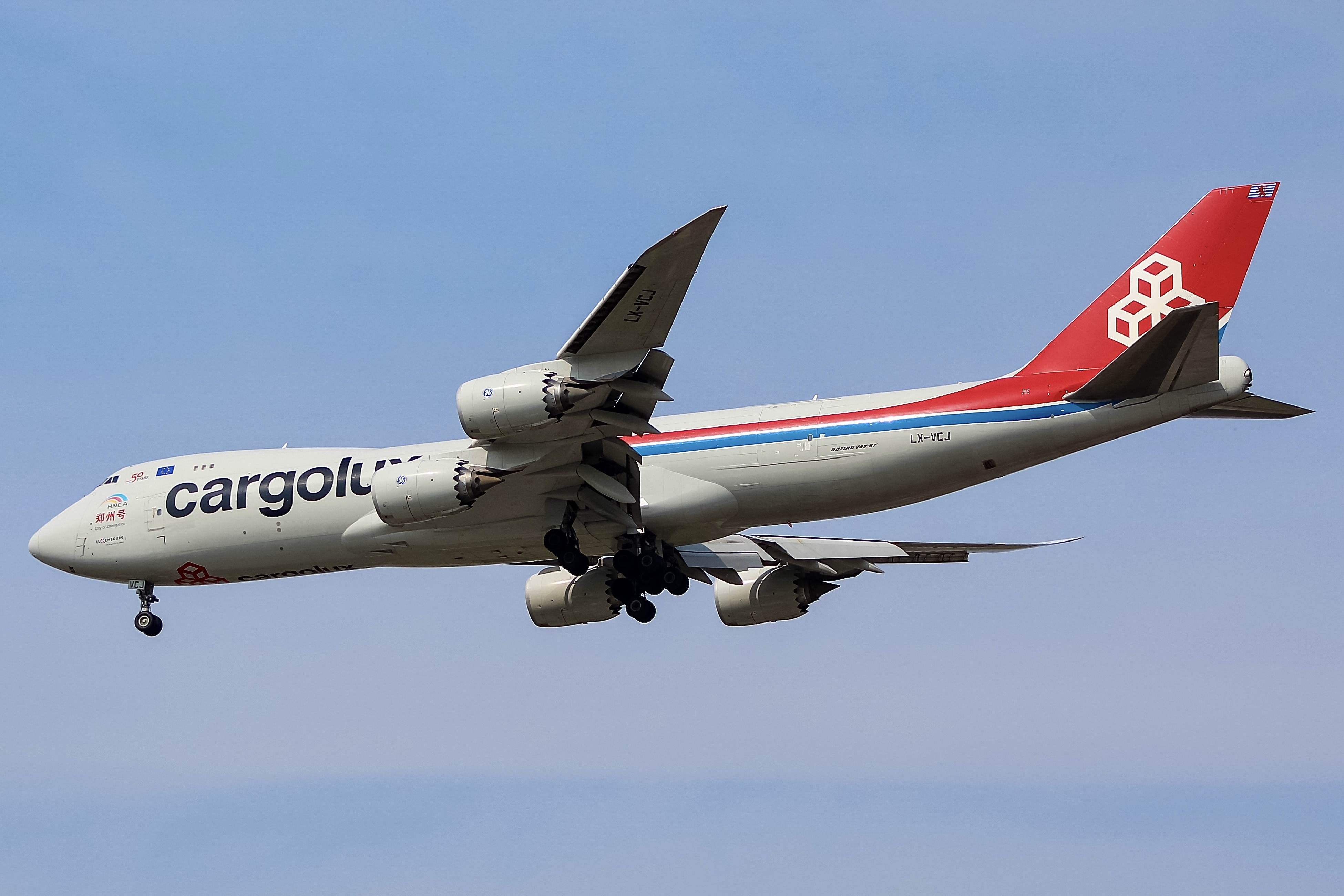 Full size: CargoLux Boeing 747-8F LX-VCJ at Chicago O'Hare International Airport
