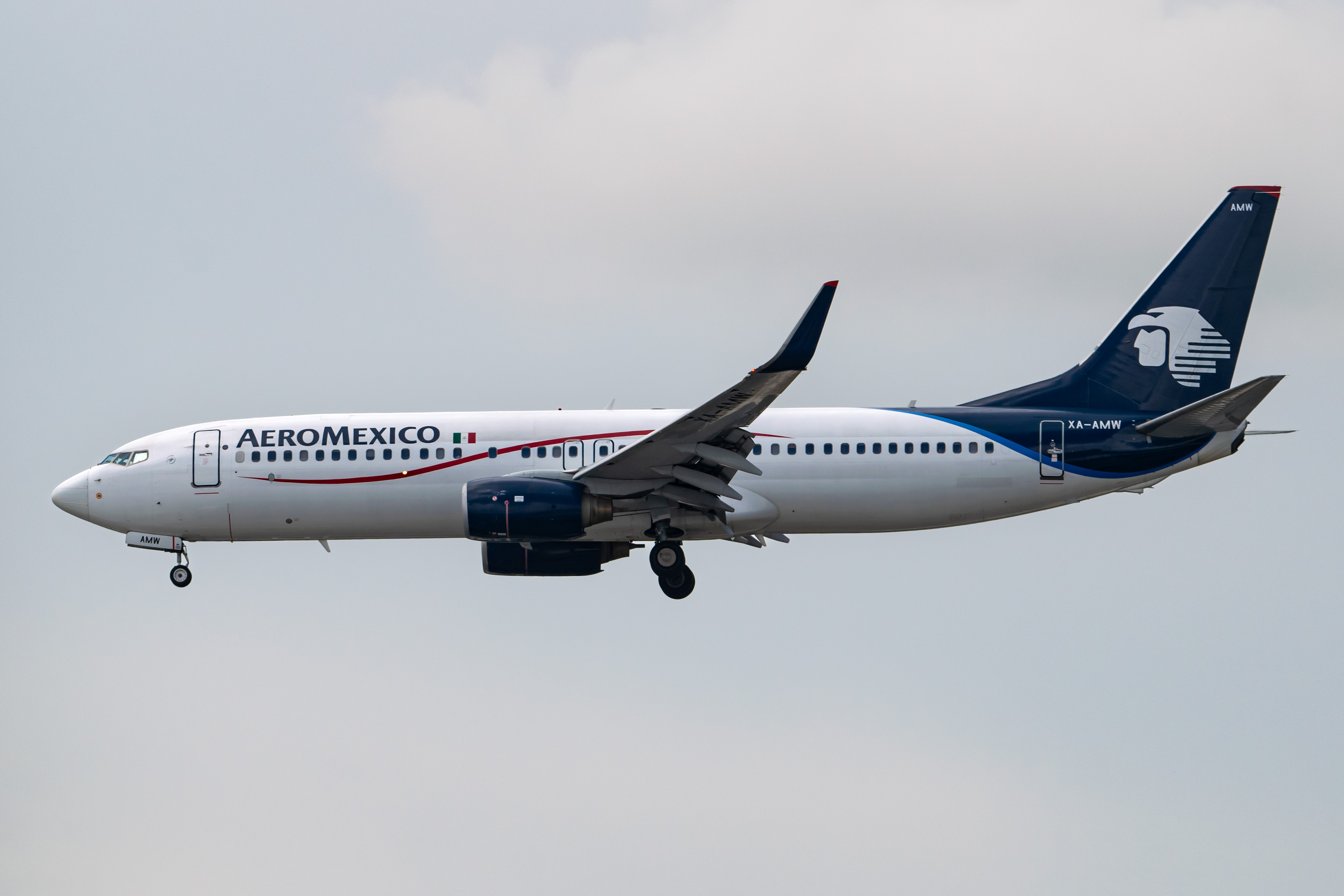 Full size: Aeromexico Boeing 737-800 XA-AMW at Miami International Airport