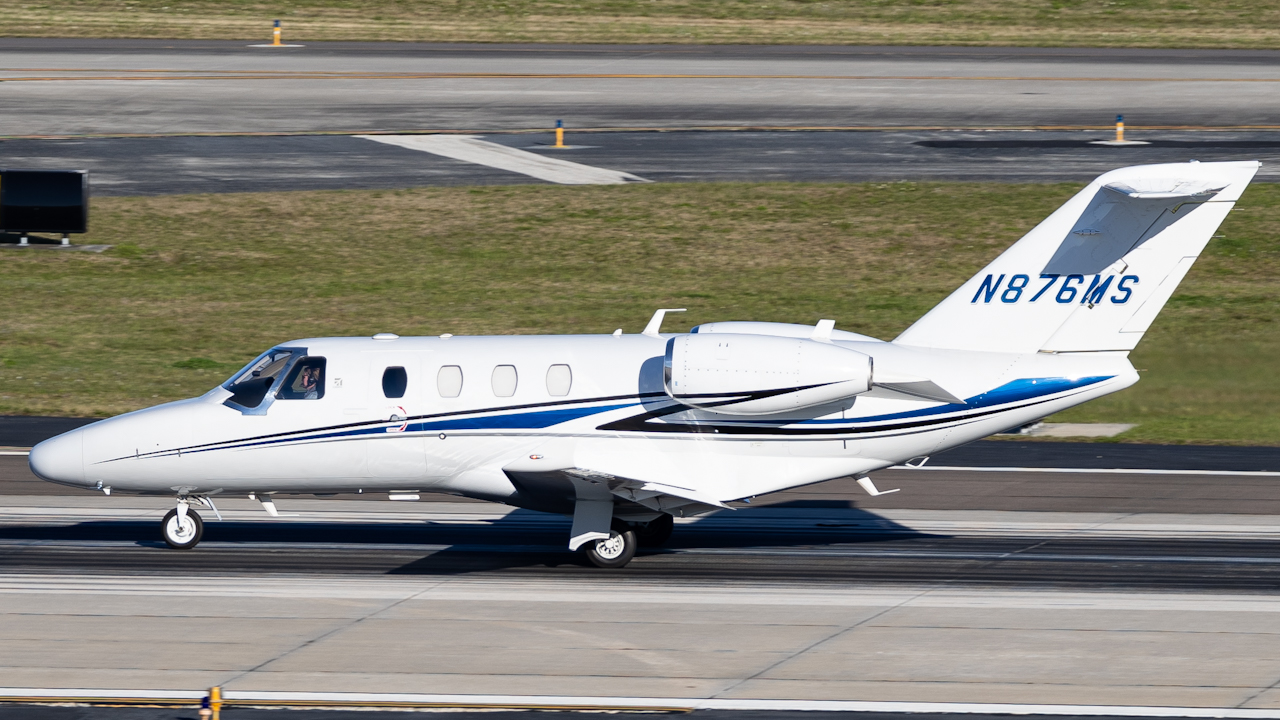 Full size: PRIVATE Cessna Citation M2 N876MS at Tampa International Airport