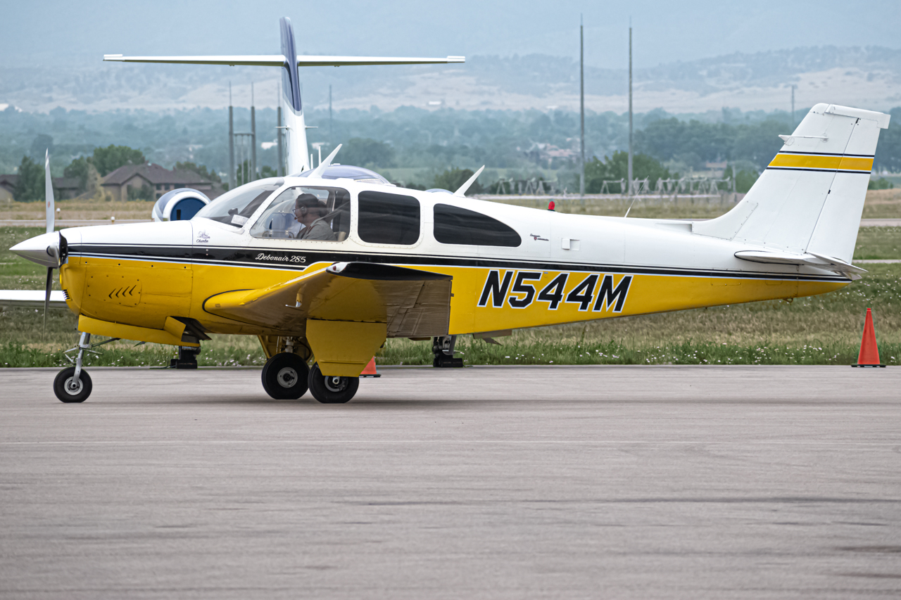 Full size: PRIVATE Beechcraft 35 Bonanza  N544M at Northern Colorado Regional Airport