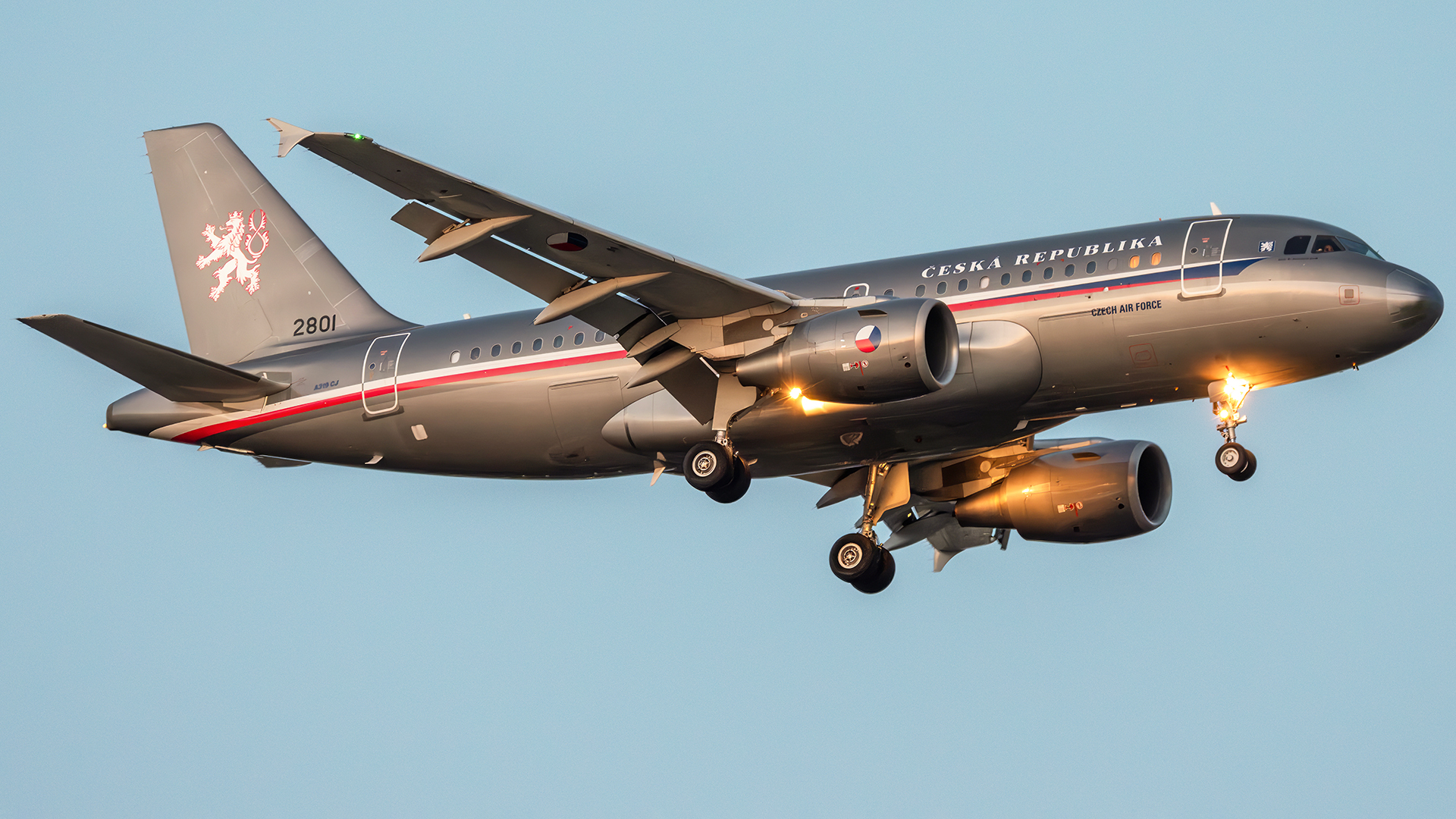 Full size: Czech Air Force Airbus A319 2801 at Joint Base Andrews