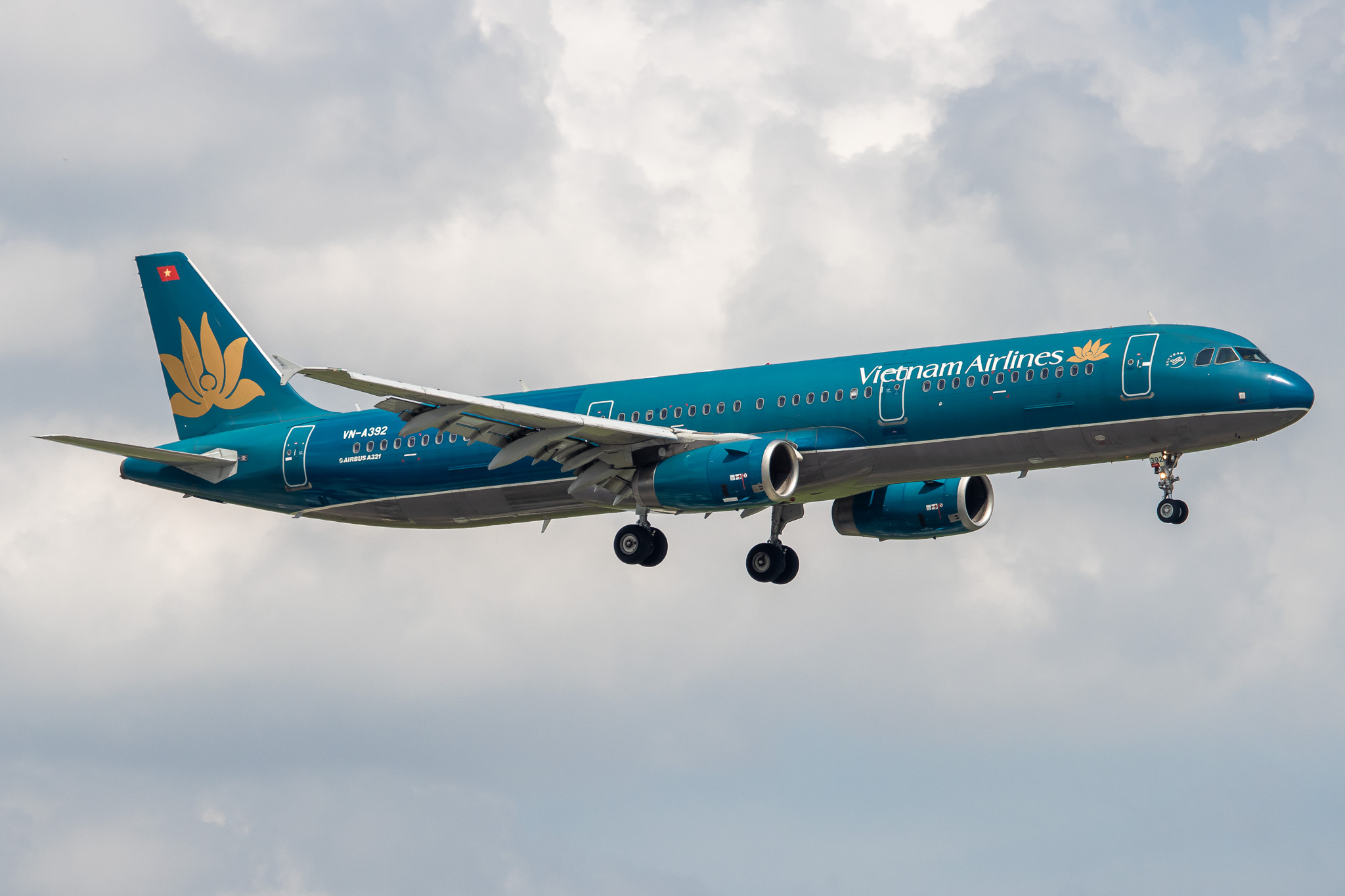 Full size: Vietnam Airlines Airbus A321-200 VN-A392 at Tan Son Nhat International Airport