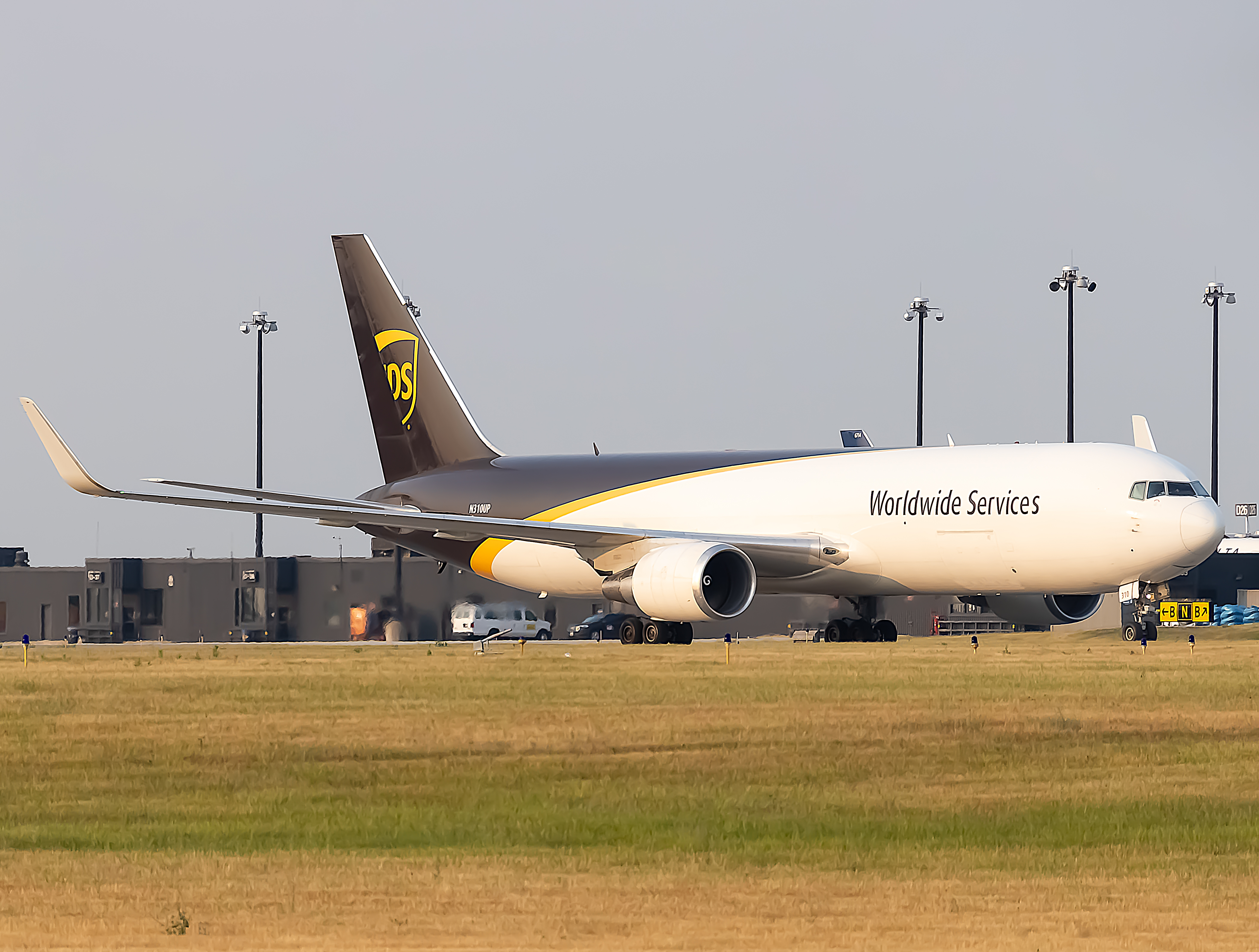 Full size: United Parcel Service Boeing 767-300F N310UP at Baltimore/Washington International Thurgood Marshall Airport