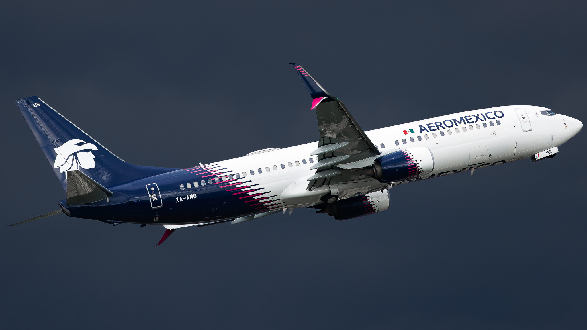 Full size: Aeromexico Boeing 737-800 XA-AMB at Tampa International Airport