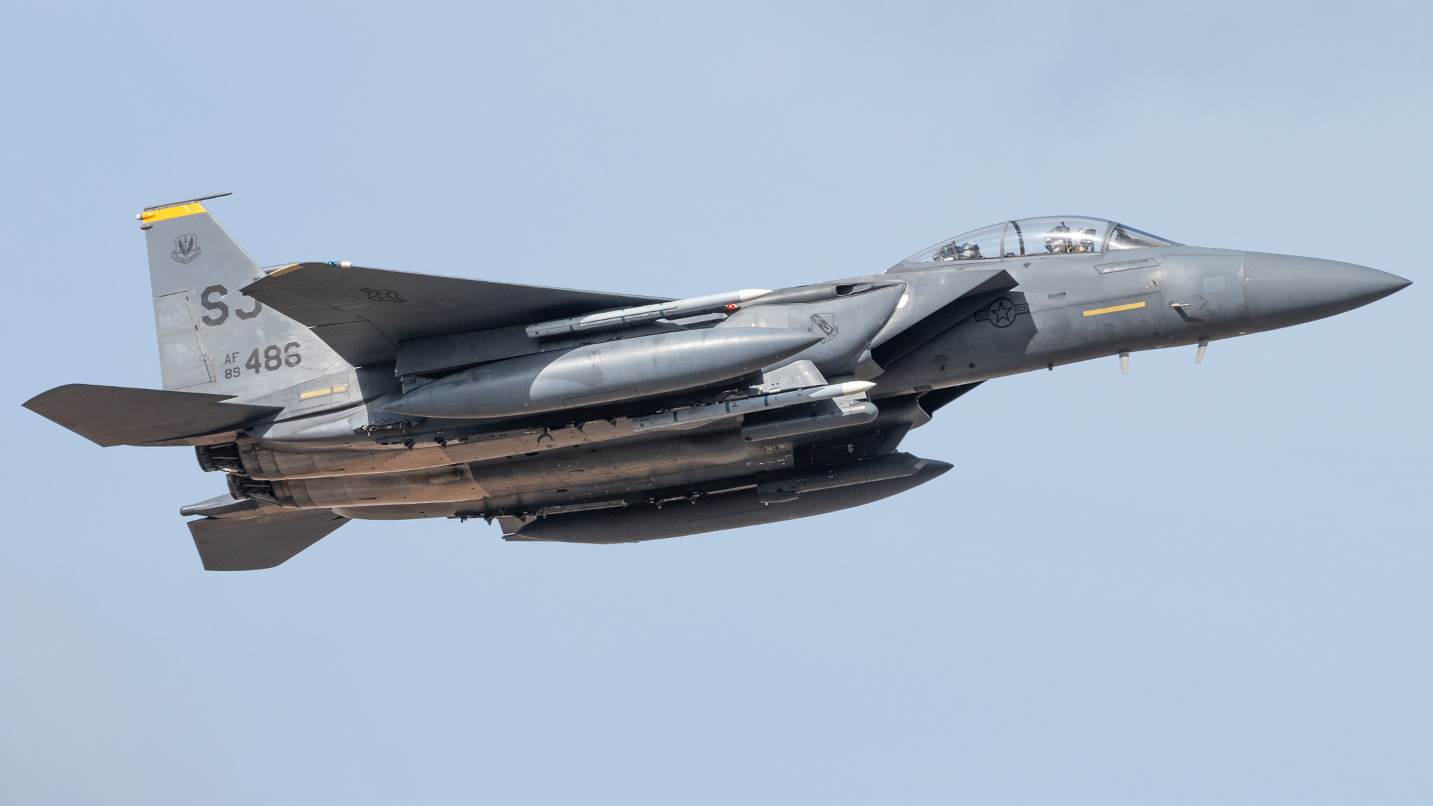 Full size: USAF - United States Air Force McDonnell Douglas F-15 Eagle 89-0486 at Seymour Johnson AFB