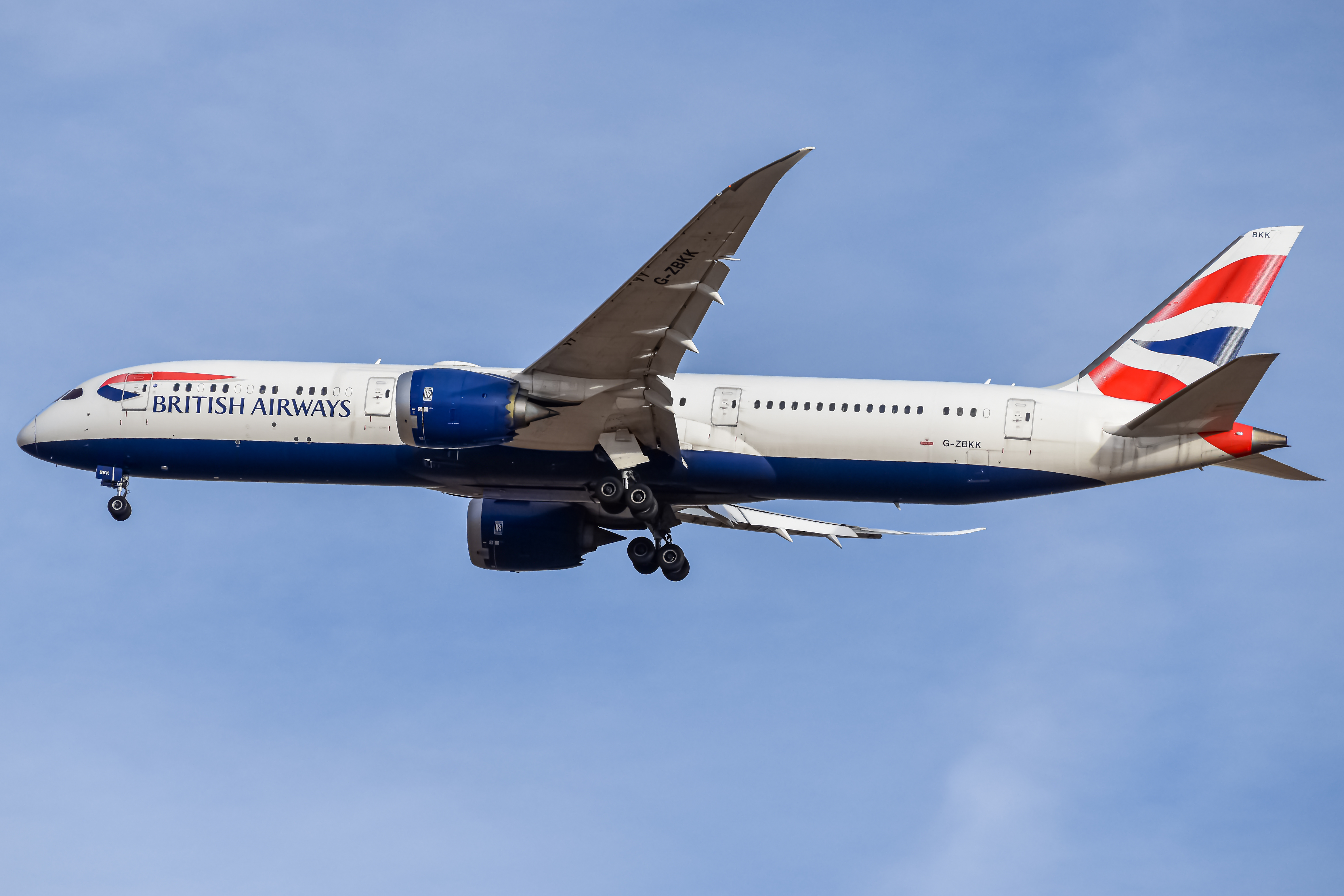 Full size: British Airways Boeing 787-9 G-ZBKK at Denver International Airport