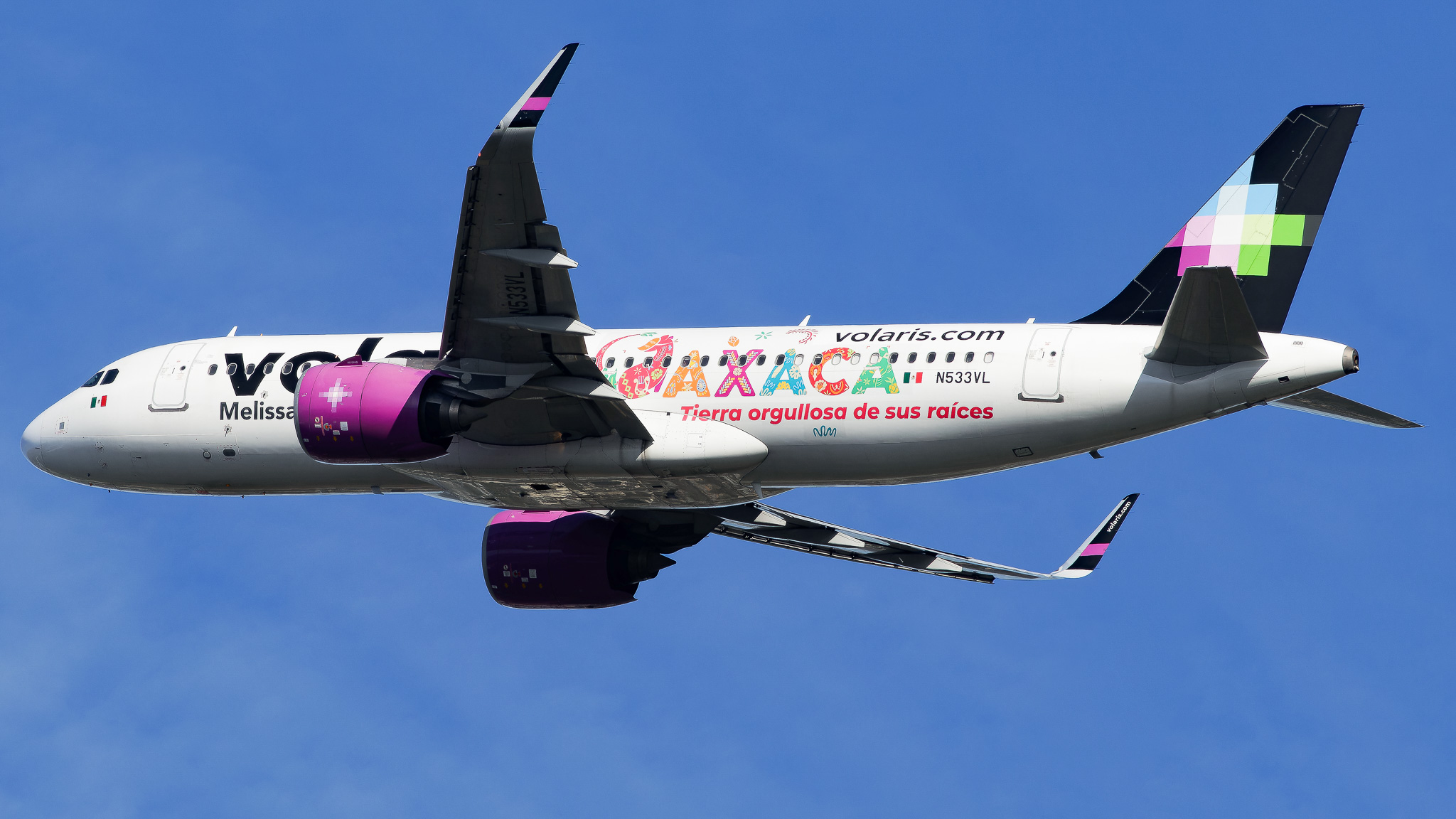 Full size: Volaris Airbus A320NEO N533VL at Orlando International Airport