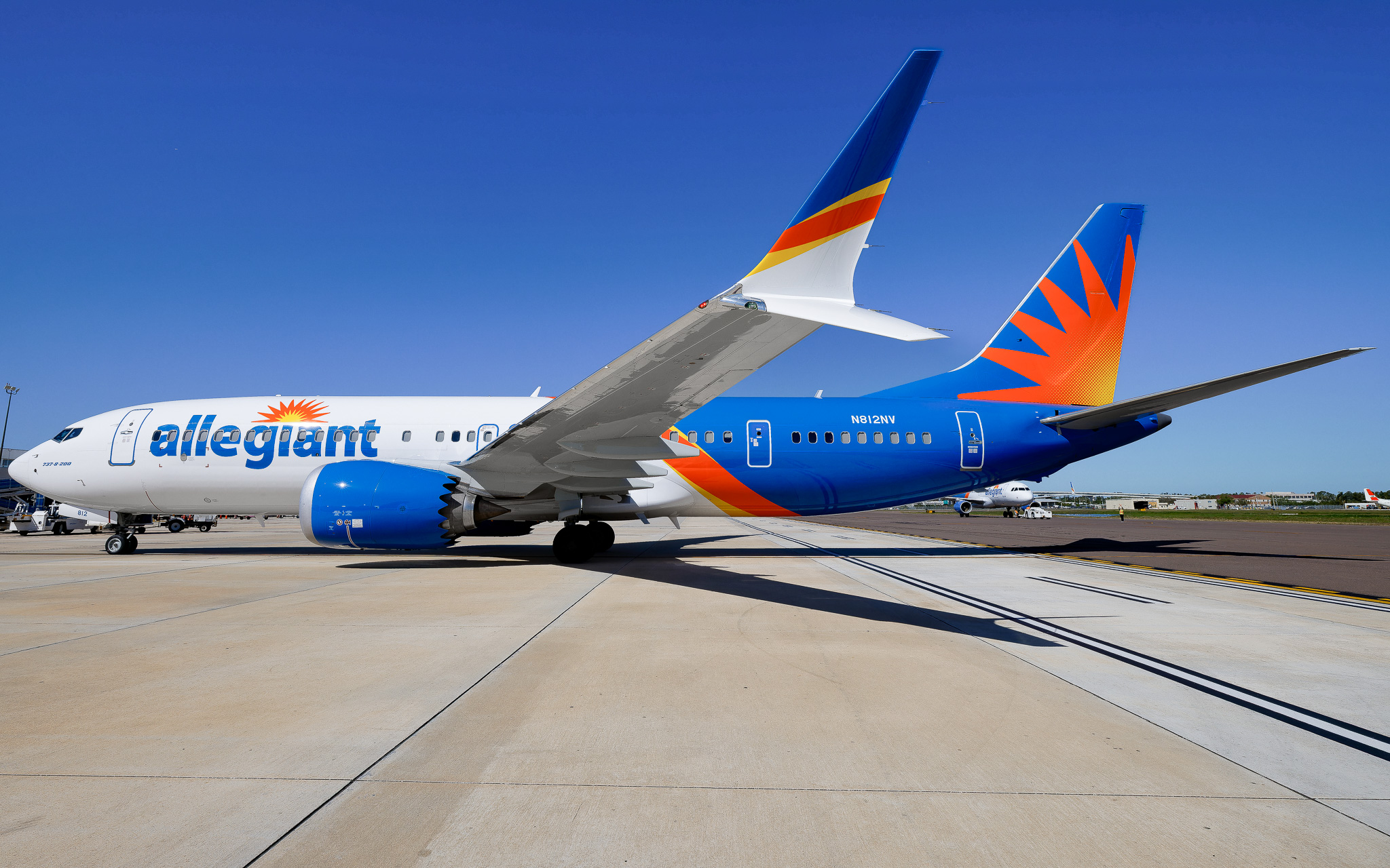 Full size: Allegiant Air Boeing 737 MAX 8-200 N812NV at St. Petersburg Clearwater International Airport
