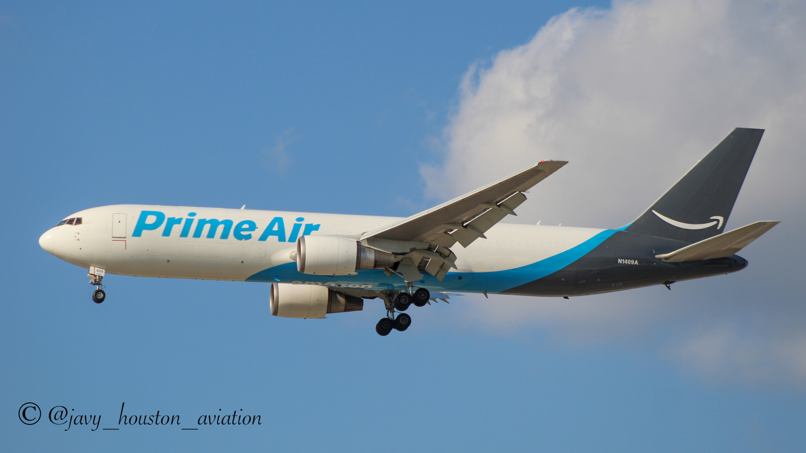 Full size: Prime Air Boeing 767-300F N1409A at Houston-George Bush Intercontinental Airport